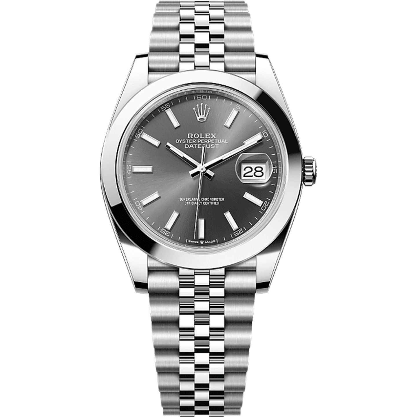 Rolex Datejust 41 126300 (2025) - Grey dial 41 mm Steel case (1/1)