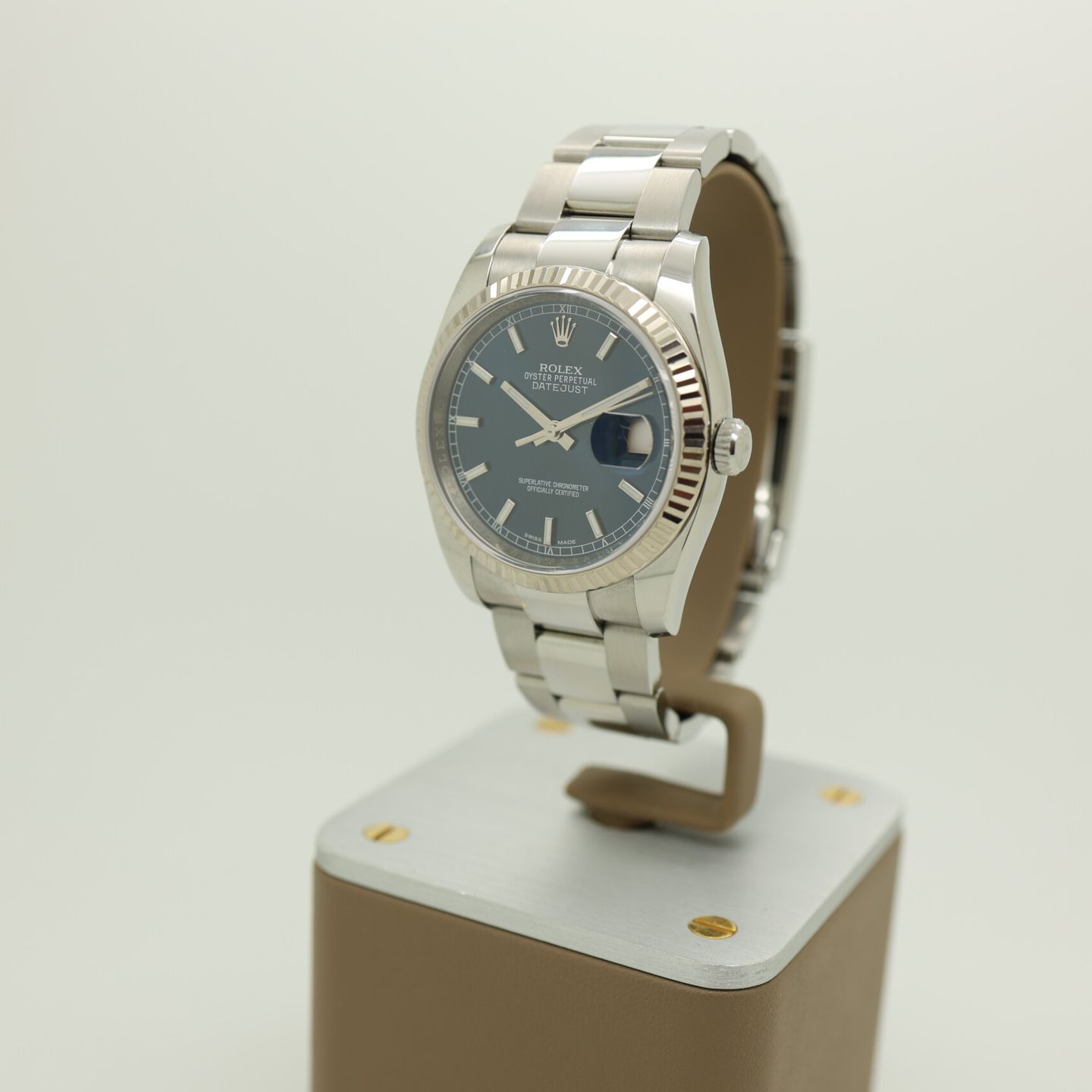 Rolex Datejust 36 116234 (2016) - Blue dial 36 mm Steel case (1/8)