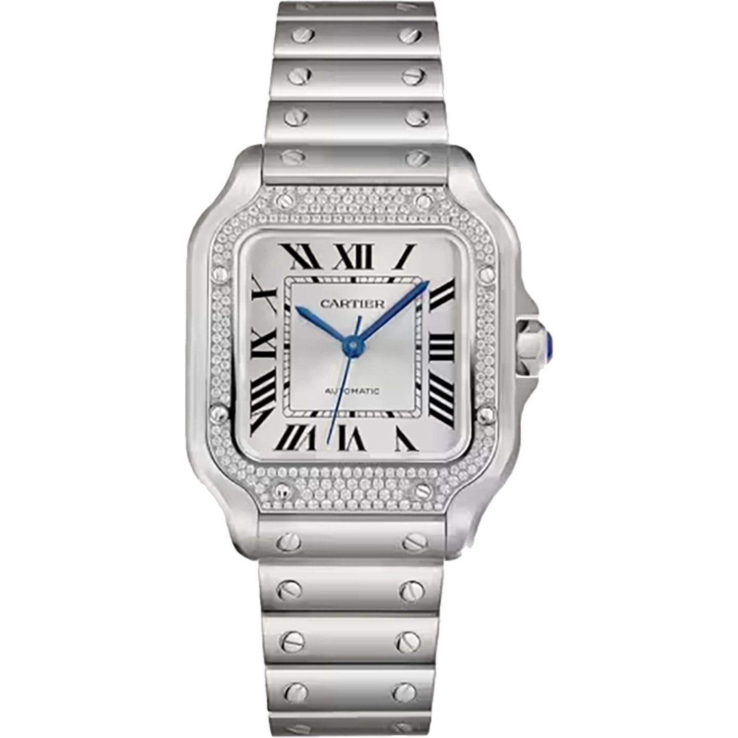 Cartier Santos W4SA0005 (2025) - Silver dial 42 mm Steel case (1/1)