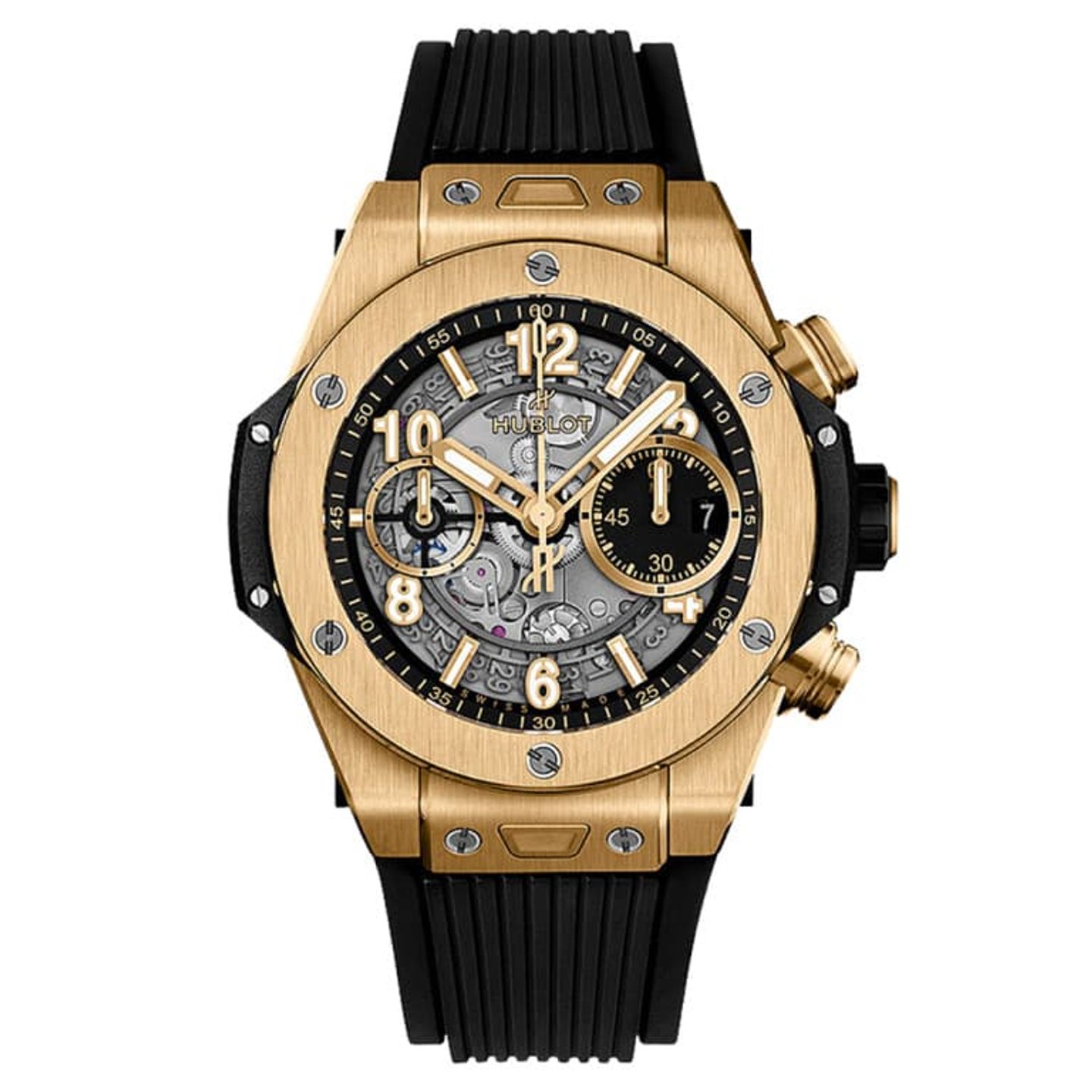 Hublot Big Bang Unico 441.VX.1131.RX (2024) - Grijs wijzerplaat 42mm Geelgoud (1/1)