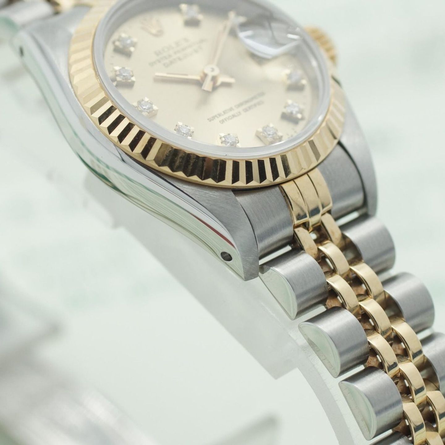 Rolex Lady-Datejust 69173 (1993) - 26mm Goud/Staal (7/8)