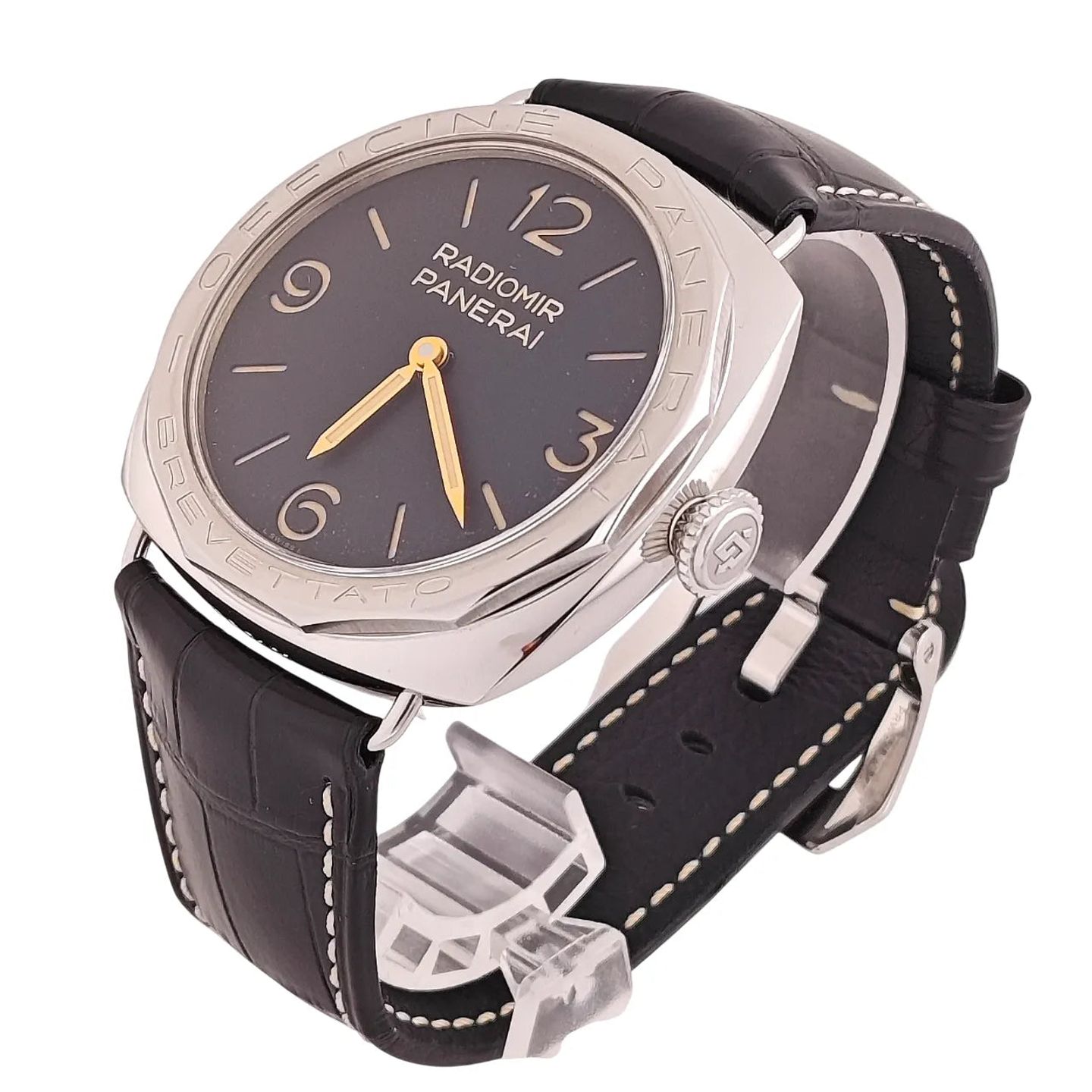 Panerai Special Editions PAM00685 (Unknown (random serial)) - Black dial 47 mm Steel case (4/8)