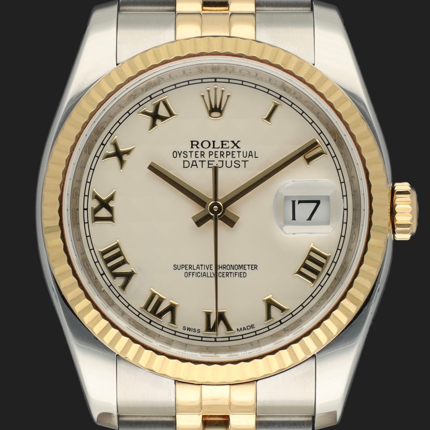 Rolex Datejust 36 116233 (2010) - 36mm Goud/Staal (2/8)