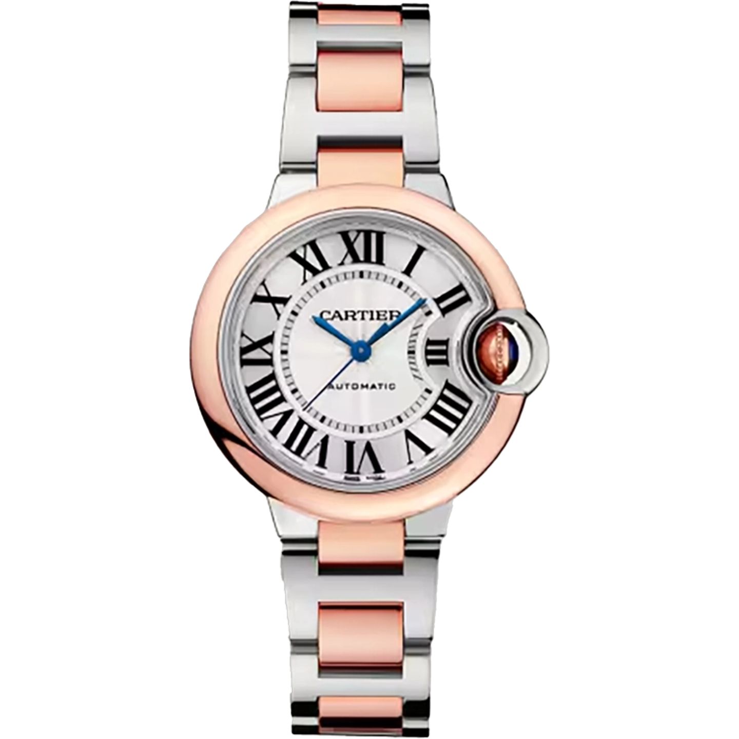 Cartier Ballon Bleu 33mm W2BB0032 (2025) - Zilver wijzerplaat 33mm Goud/Staal (1/1)