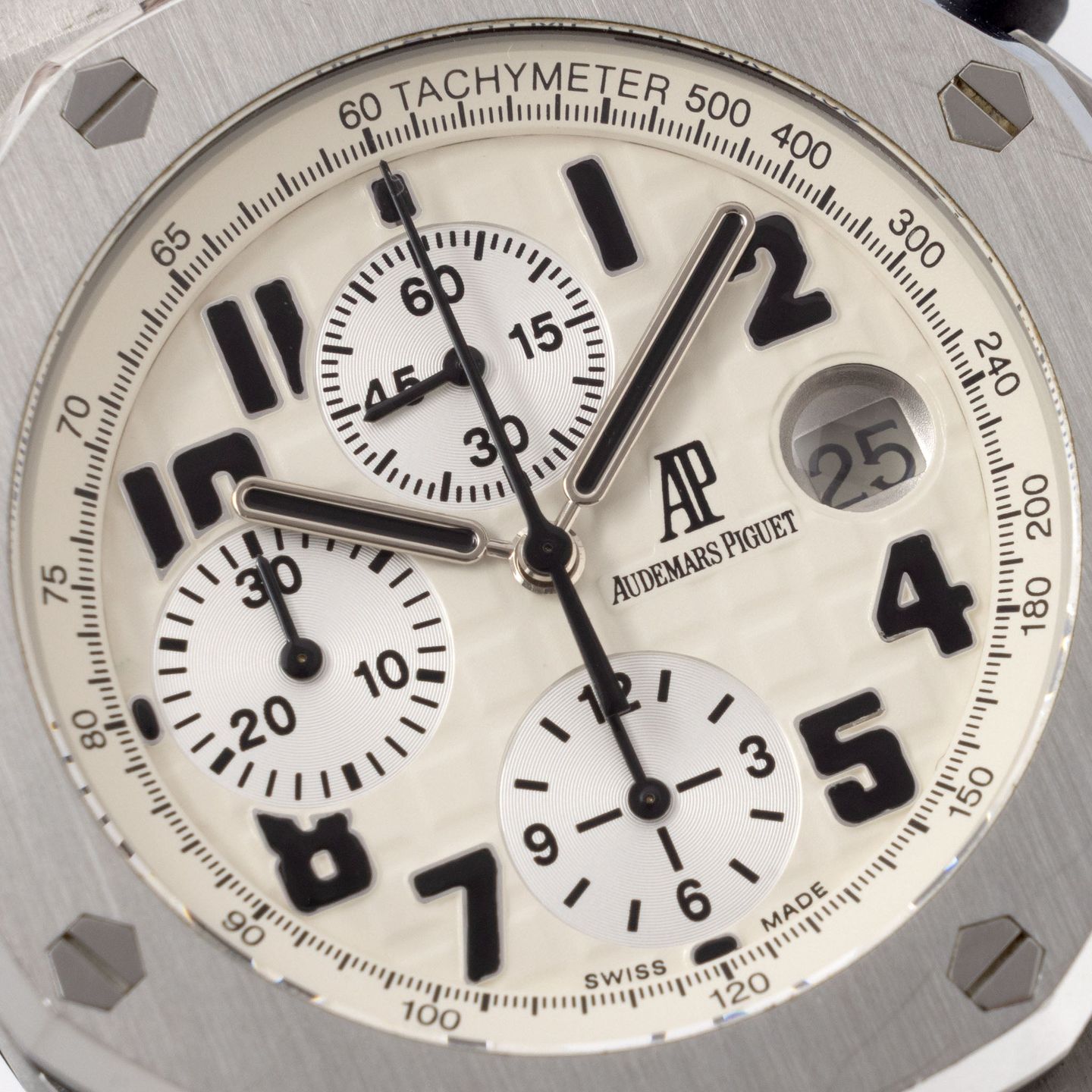 Audemars Piguet Royal Oak Offshore Chronograph Volcano 26170ST (Onbekend (willekeurig serienummer)) - Zwart wijzerplaat 42mm Staal (5/8)
