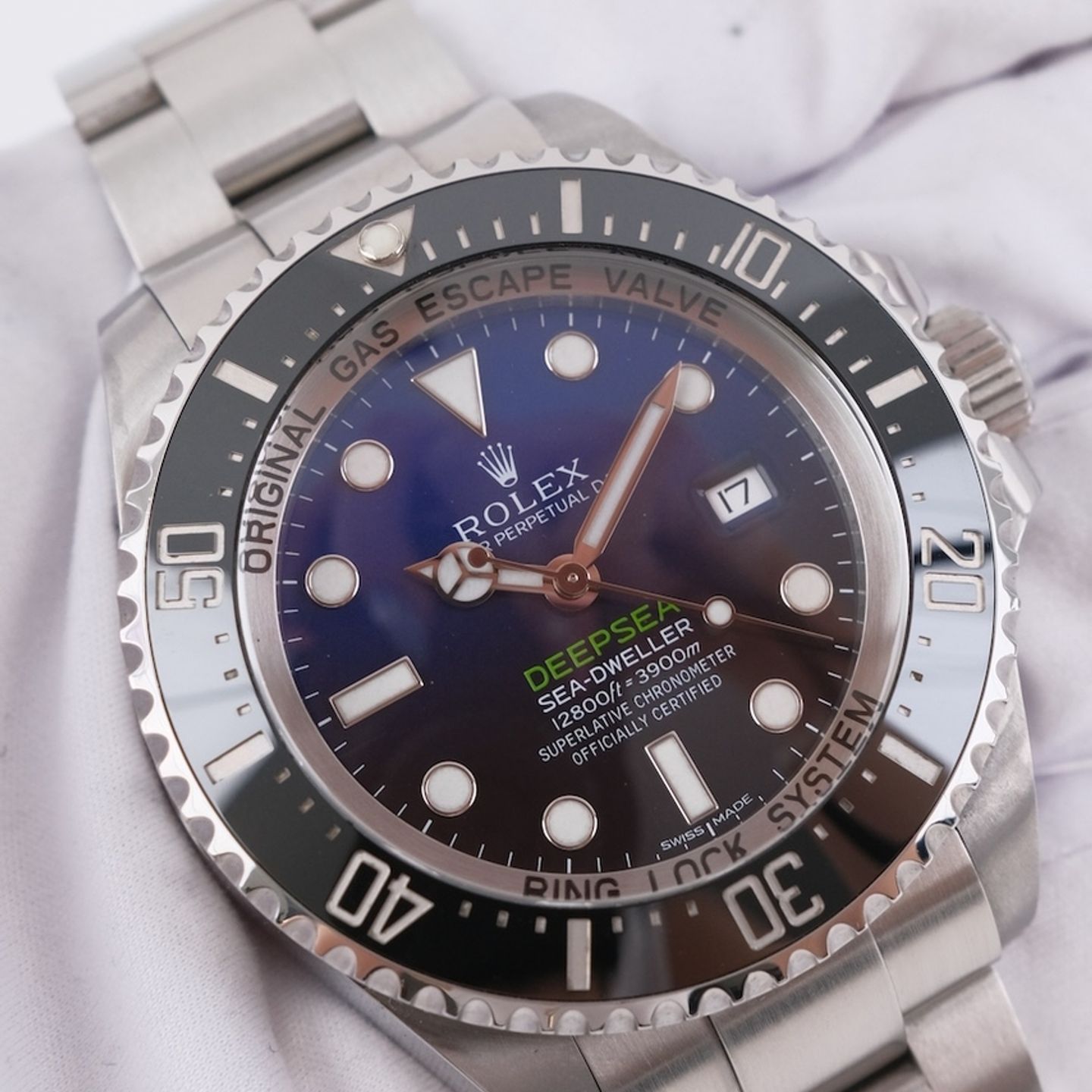 Rolex Sea-Dweller Deepsea 116660 (2015) - Blauw wijzerplaat 44mm Staal (1/8)