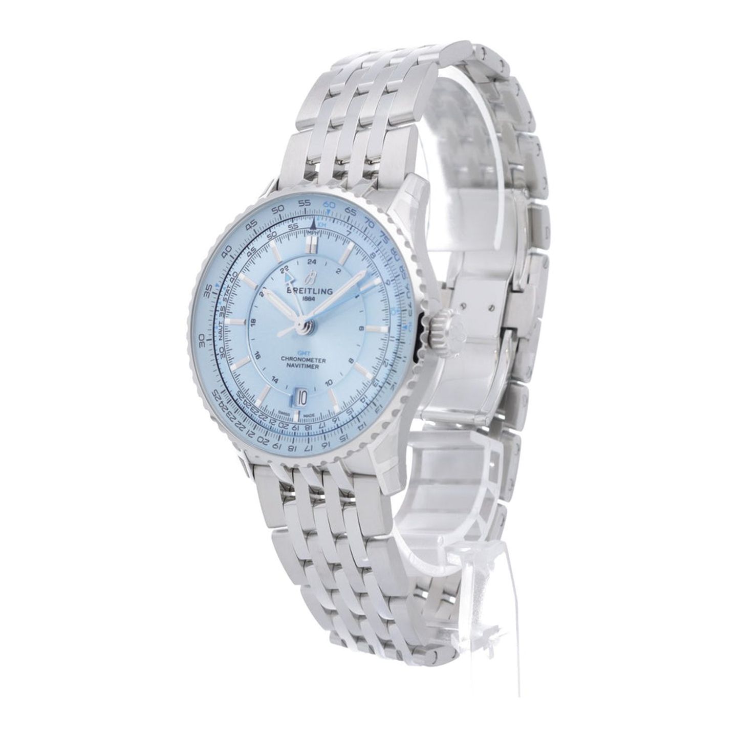 Breitling Navitimer GMT A32310171C1A1 (2025) - Blue dial 41 mm Steel case (2/7)