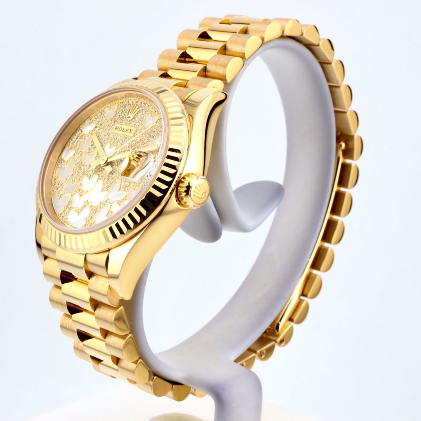 Rolex Datejust 31 278278 (2022) - Pearl dial 31 mm Yellow Gold case (2/8)