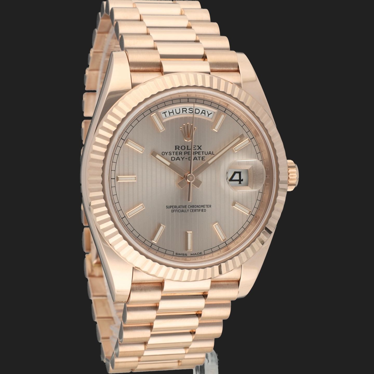 Rolex Day-Date 40 228235 (2016) - 40mm Roségoud (3/6)