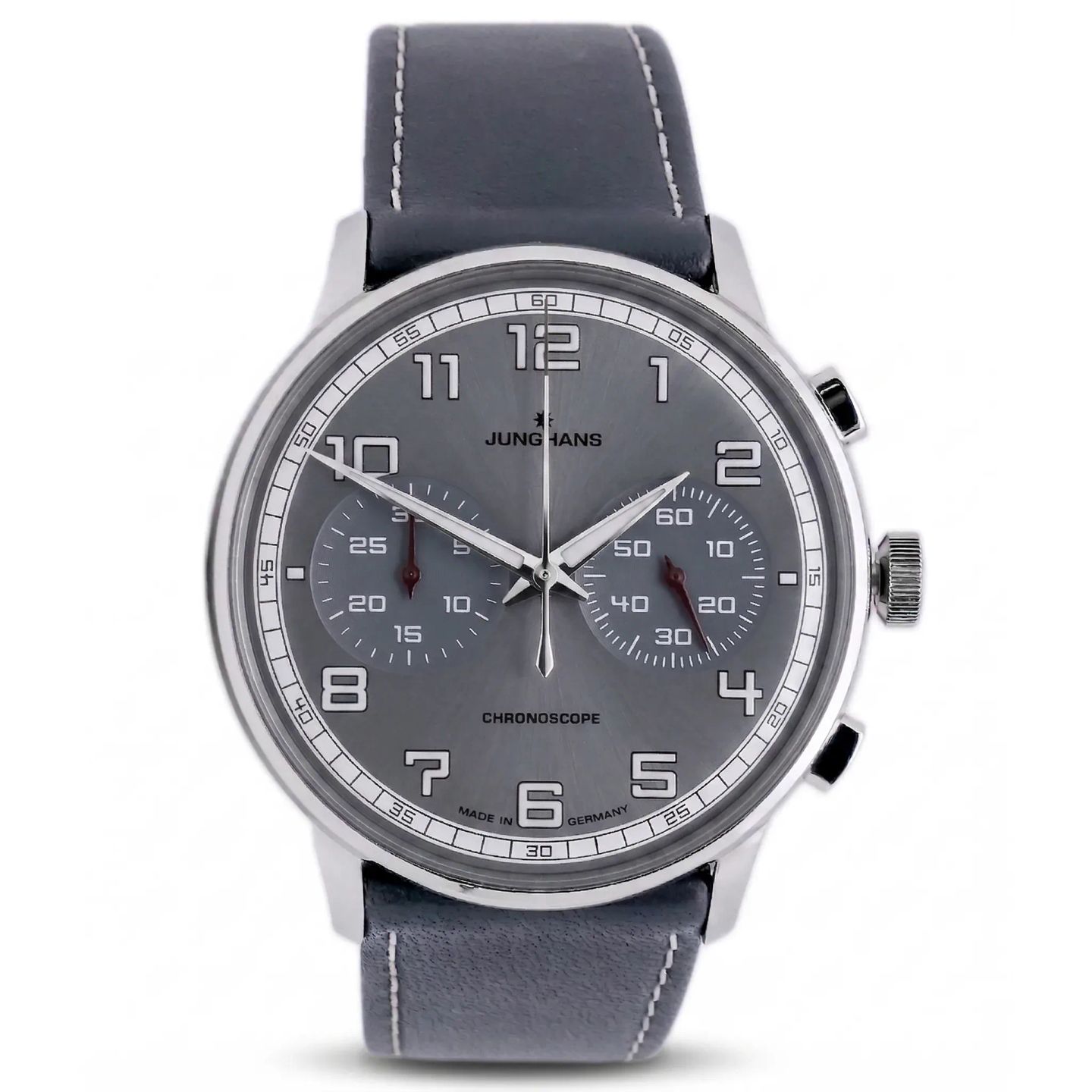 Junghans Meister Driver 027/3686.44 (Unknown (random serial)) - Grey dial 41 mm Steel case (1/8)