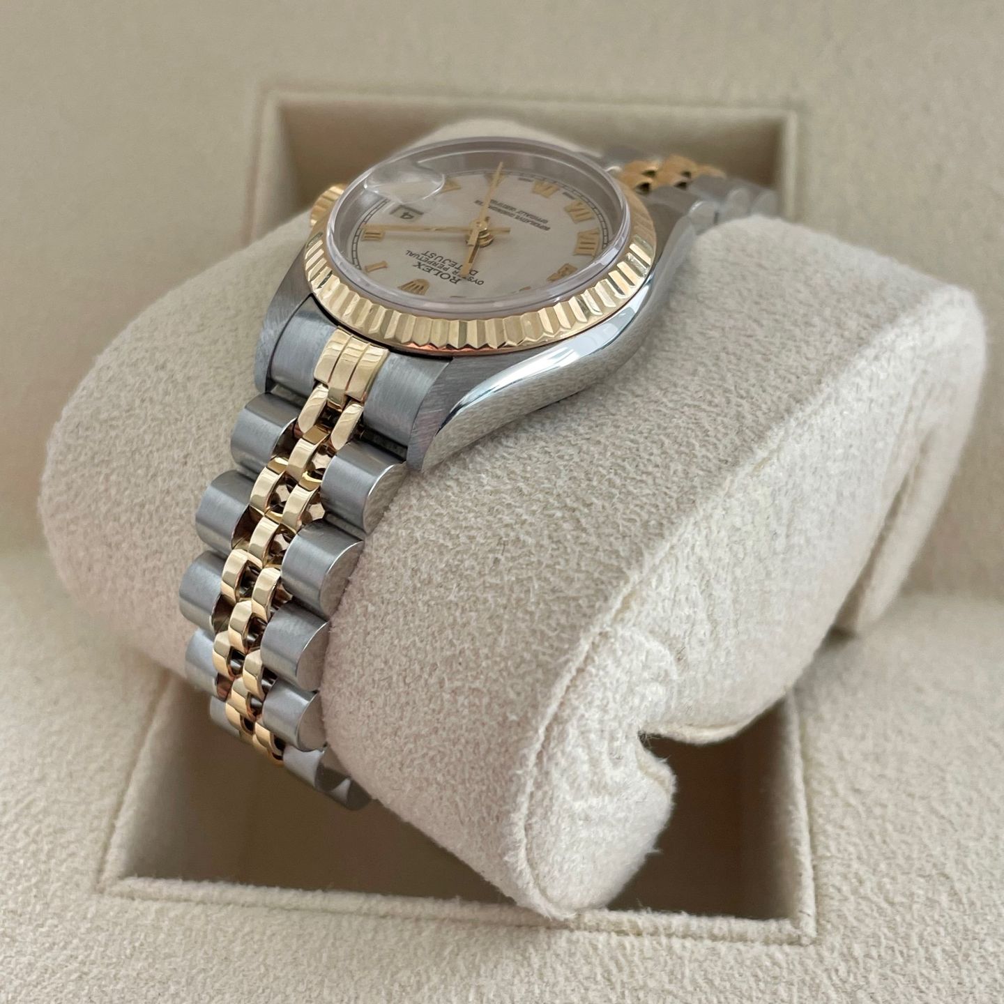Rolex Lady-Datejust 79173 (2001) - White dial 26 mm Gold/Steel case (5/7)