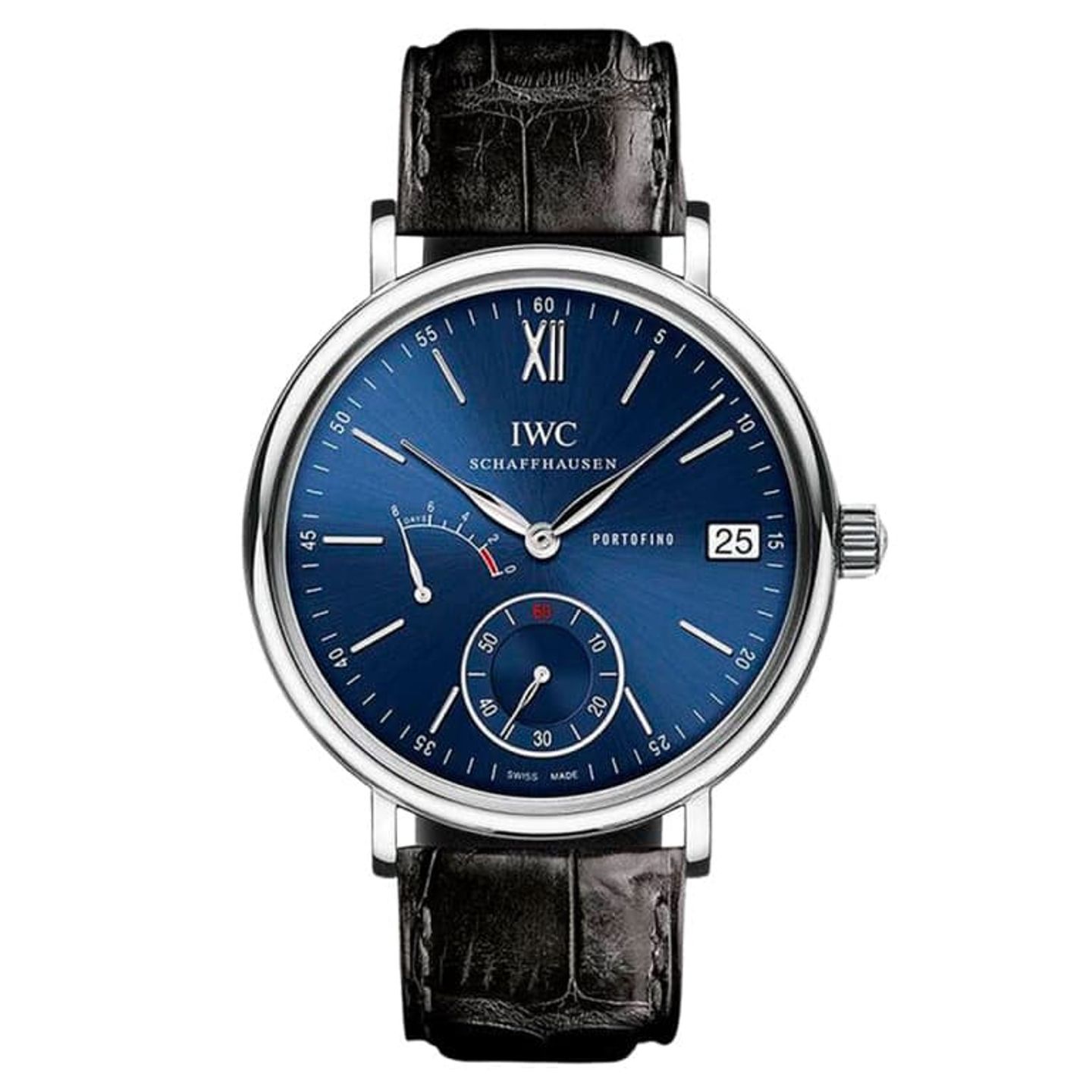 IWC Portofino Hand-Wound IW510106 (2023) - Blauw wijzerplaat 45mm Staal (1/1)