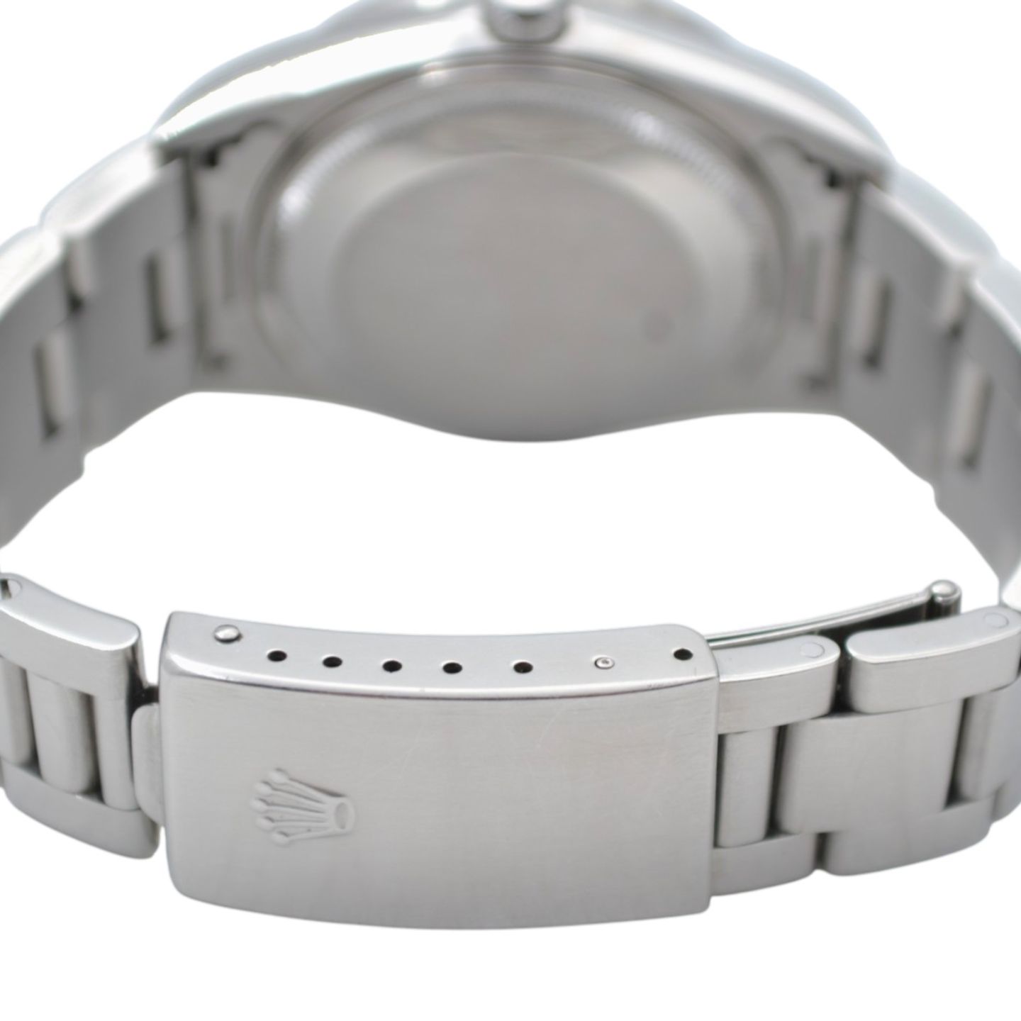 Rolex Air-King 14010 (2002) - Blauw wijzerplaat 34mm Staal (6/8)