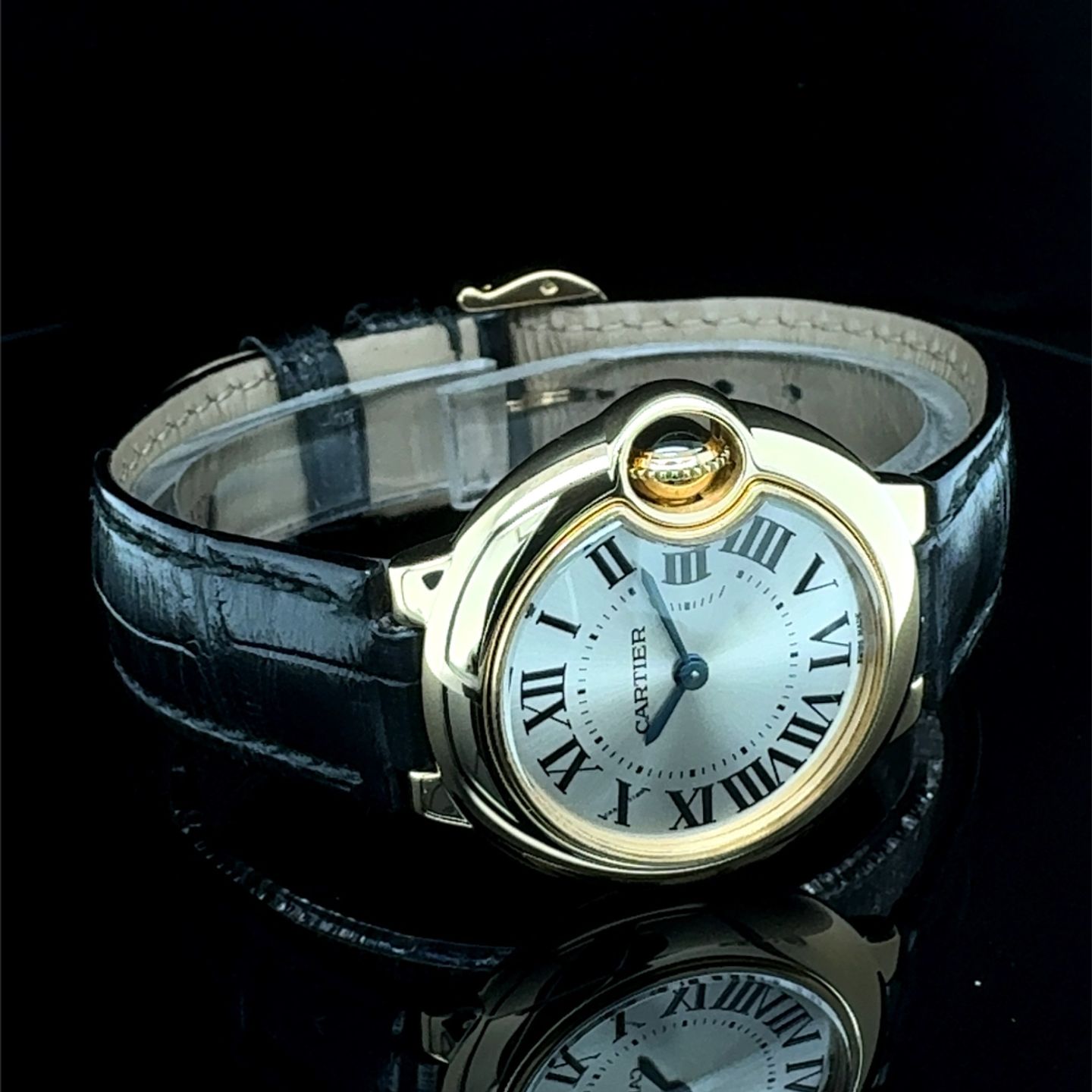 Cartier Ballon Bleu 28mm 3006 (2016) - 29mm Geelgoud (3/8)