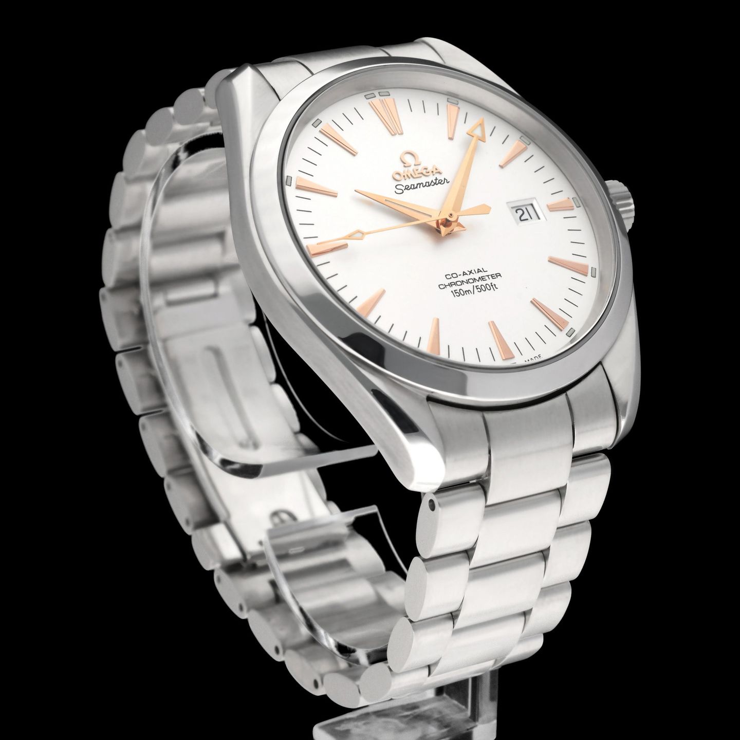 Omega Seamaster Aqua Terra 2502.34.00 (2019) - White dial 42 mm Steel case (6/8)