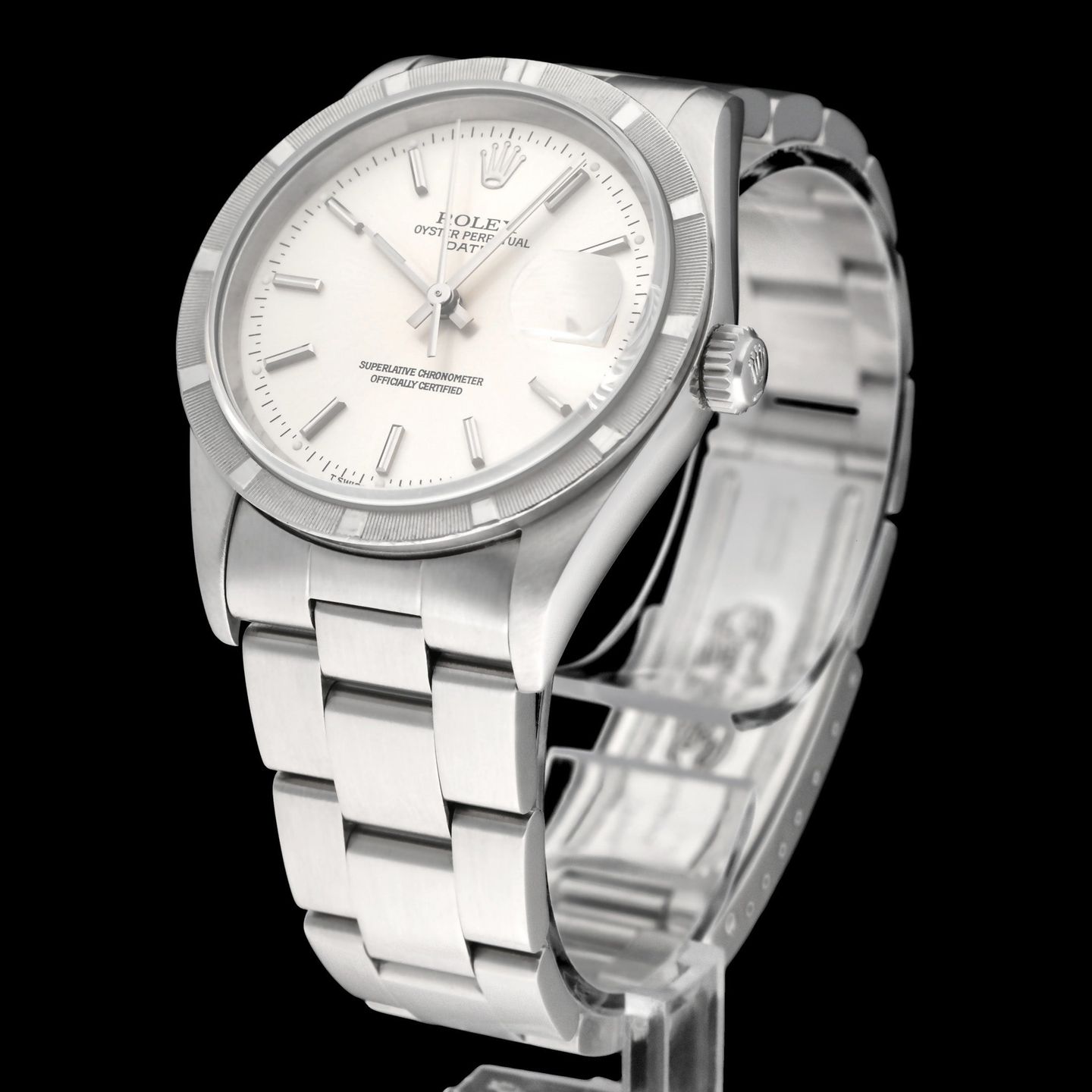 Rolex Oyster Perpetual Date 15210 (1996) - 34 mm Steel case (4/7)