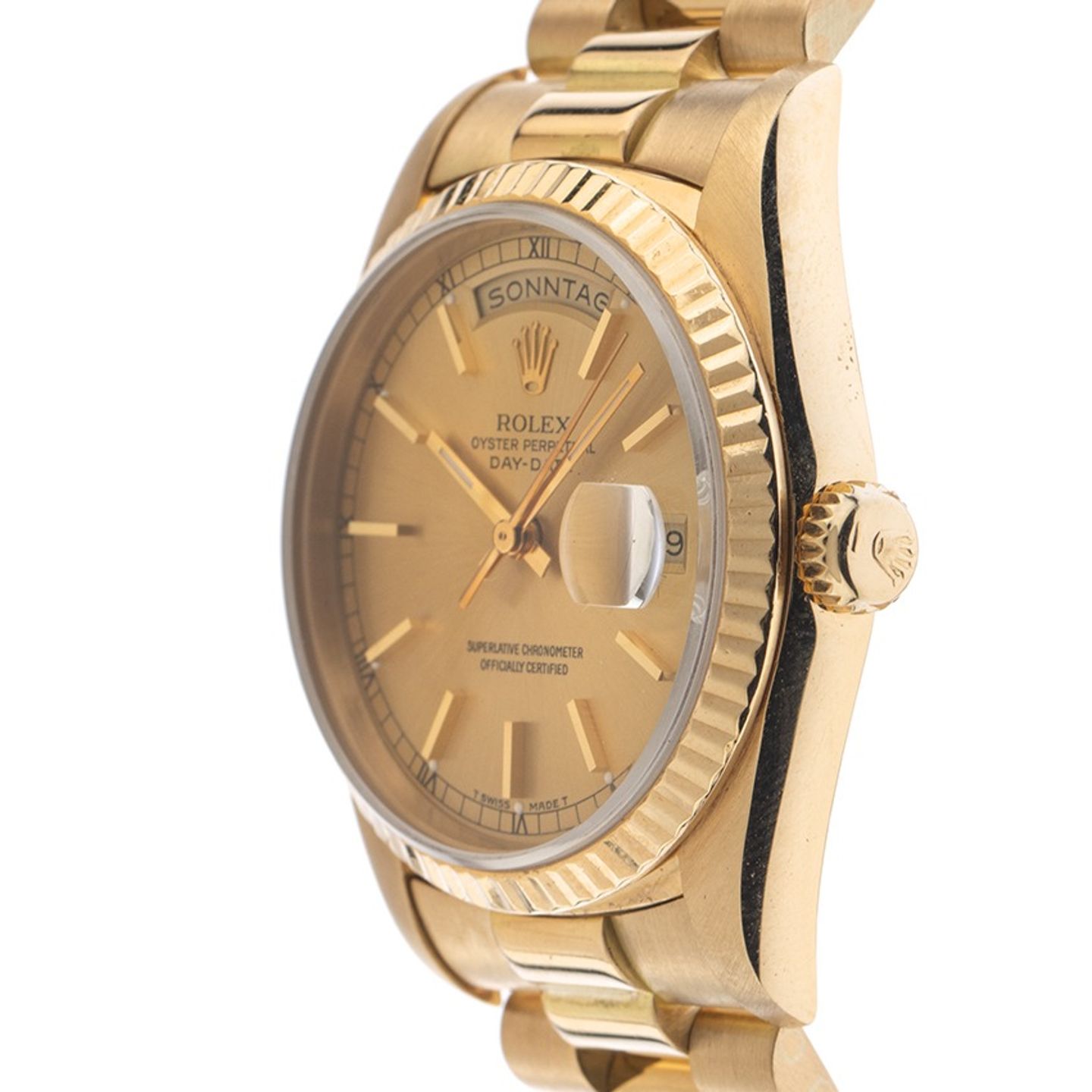 Rolex Day-Date 36 18238 (1991) - 36 mm Yellow Gold case (4/8)