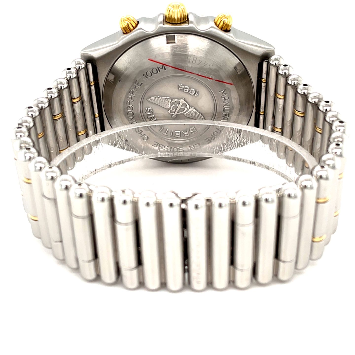 Breitling Chronomat B13048 (1990) - Zwart wijzerplaat 40mm Staal (4/8)