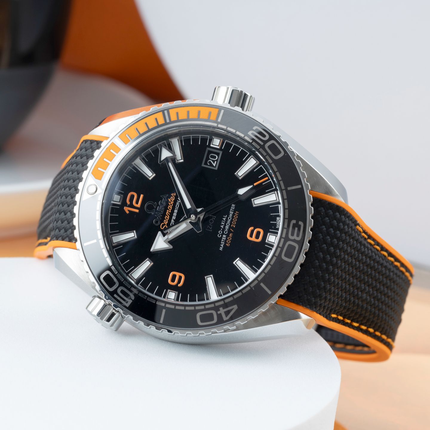 Omega Seamaster Planet Ocean 215.32.44.21.01.001 (Onbekend (willekeurig serienummer)) - Zwart wijzerplaat 44mm Staal (2/8)