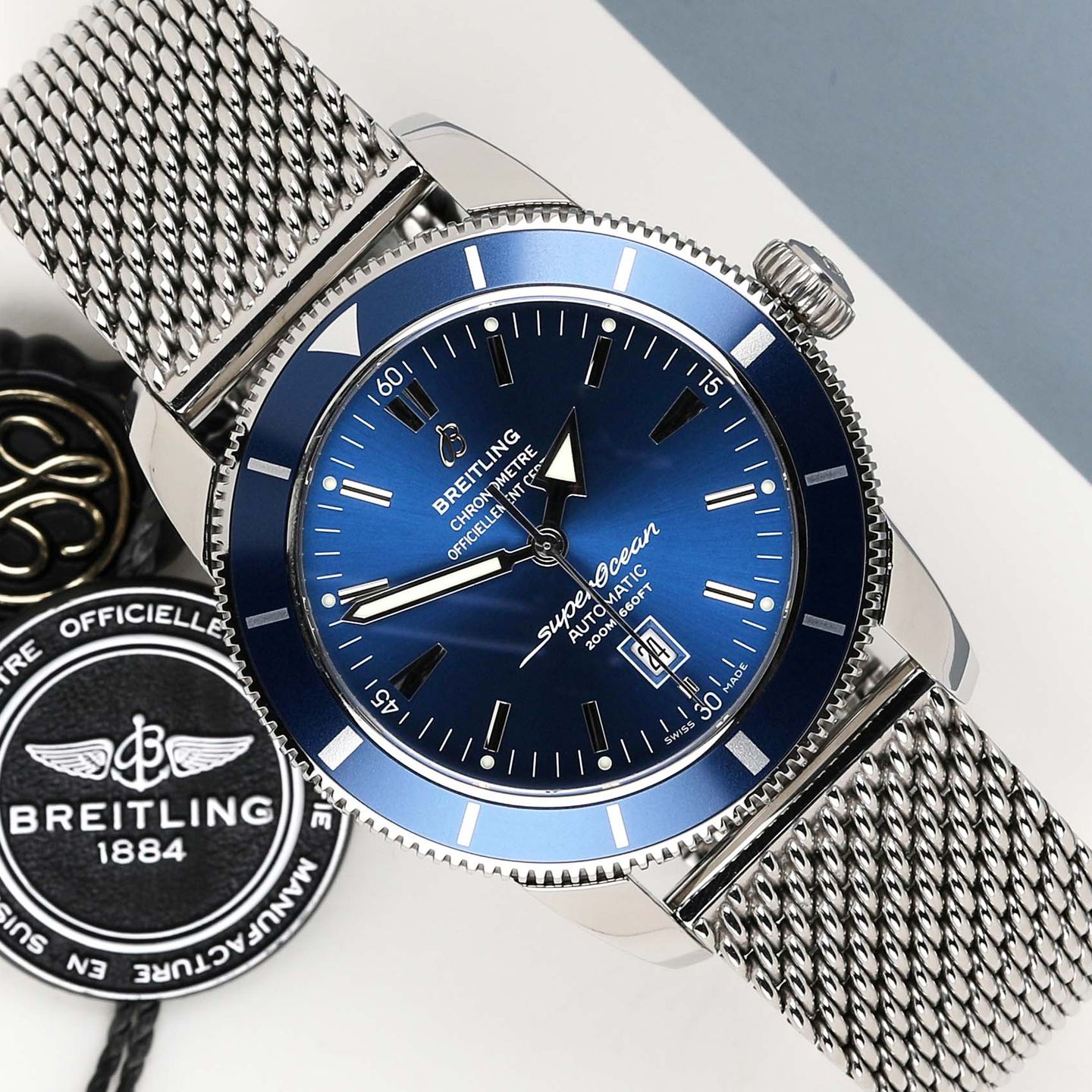 Breitling Superocean Heritage 46 A17320 (2016) - Blue dial 46 mm Steel case (1/7)