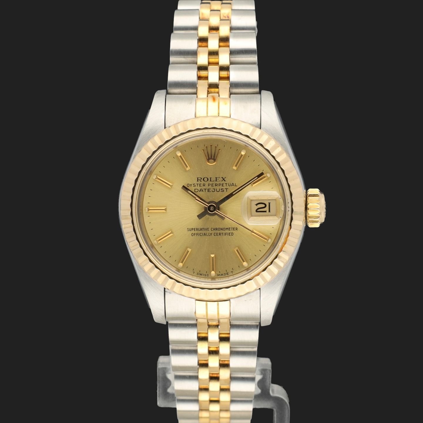 Rolex Lady-Datejust 69173 (1988) - 26 mm Gold/Steel case (2/8)