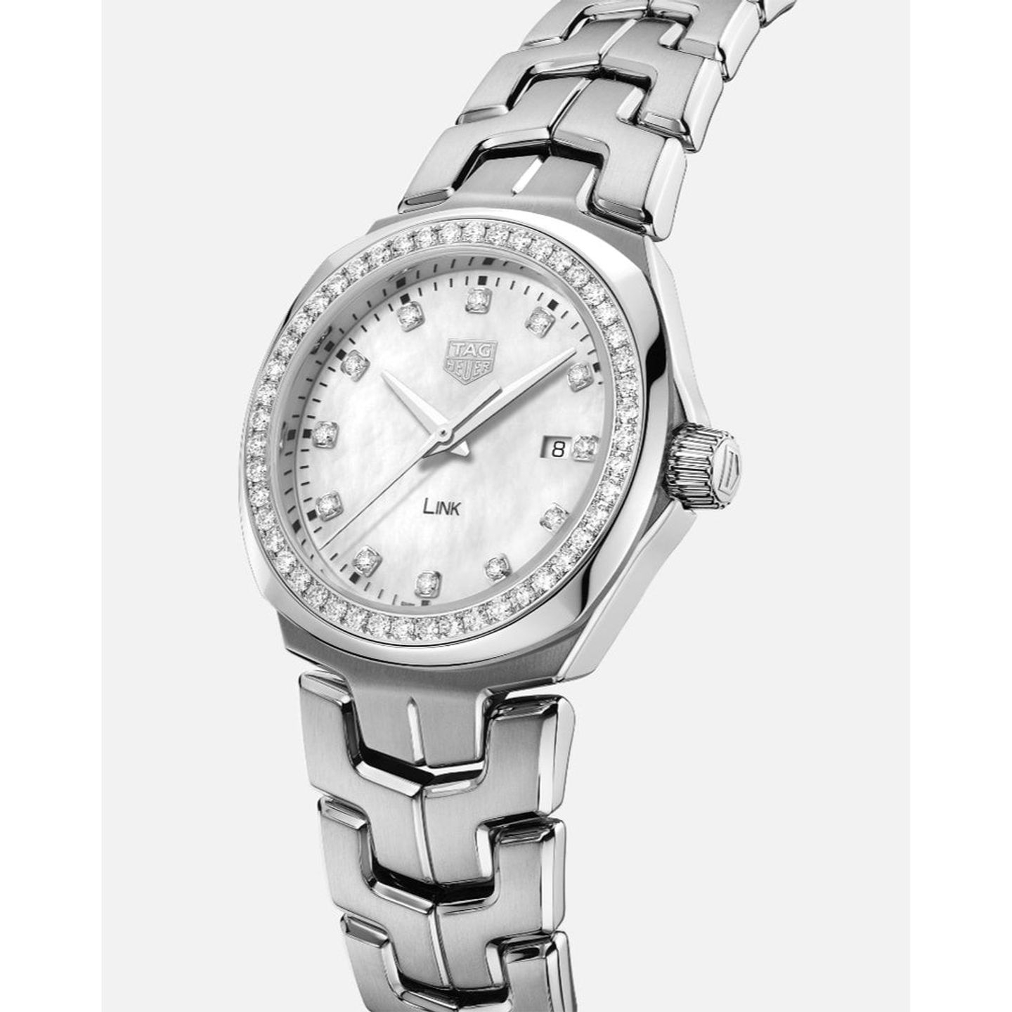 TAG Heuer Link Lady WBC1316.BA0600 (2025) - White dial 32 mm Steel case (1/1)