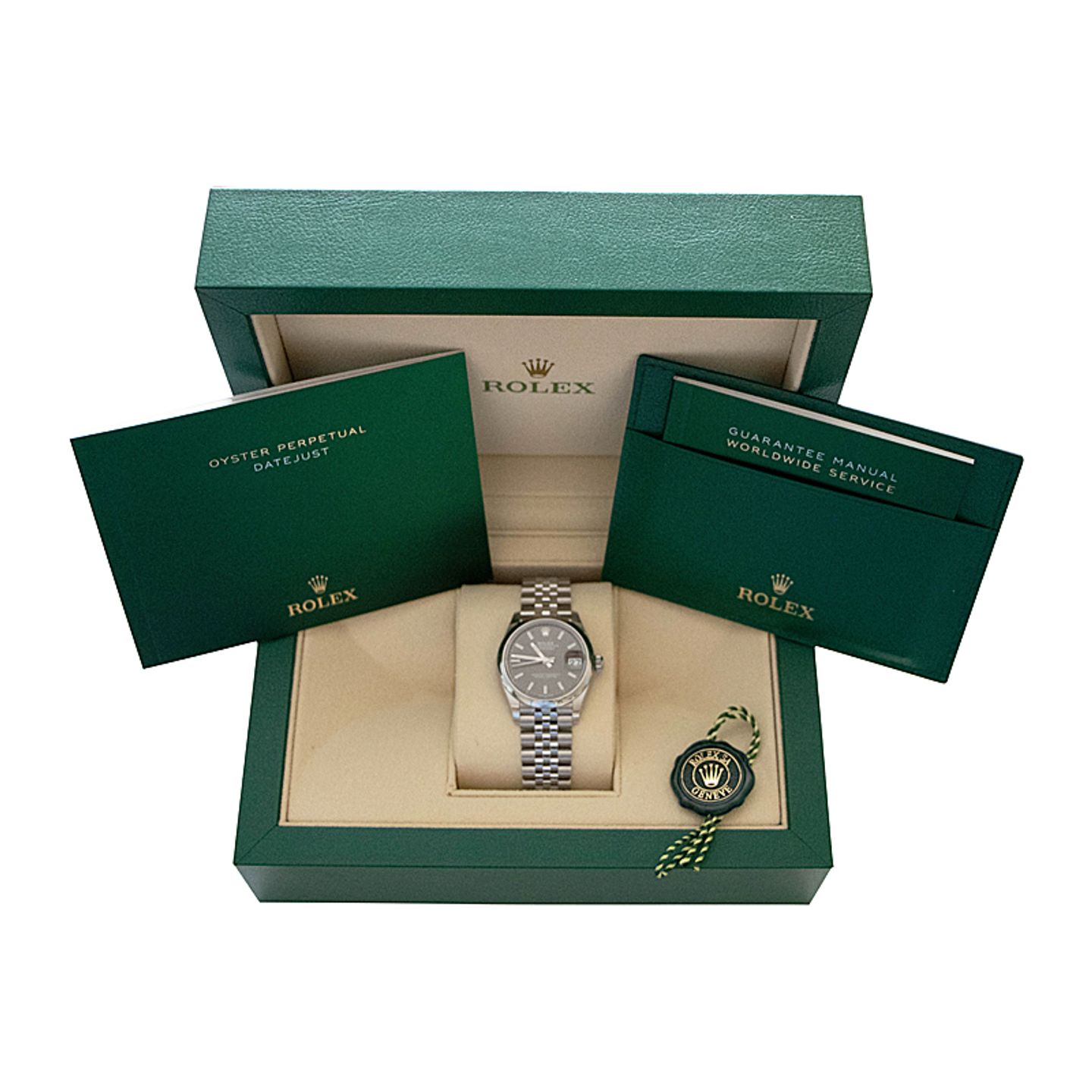 Rolex Datejust 31 278240 (2025) - Grijs wijzerplaat 31mm Staal (8/8)