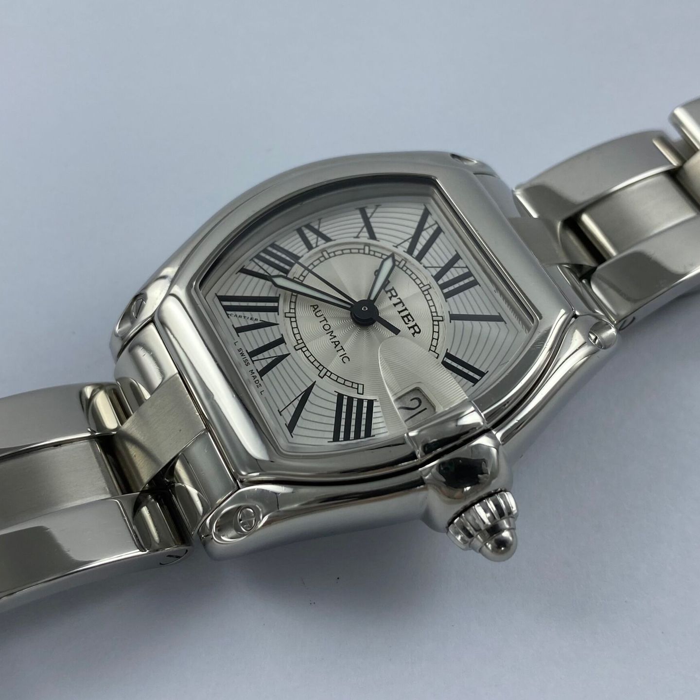 Cartier Roadster 2510 (Unknown (random serial)) - 37 mm Steel case (4/6)