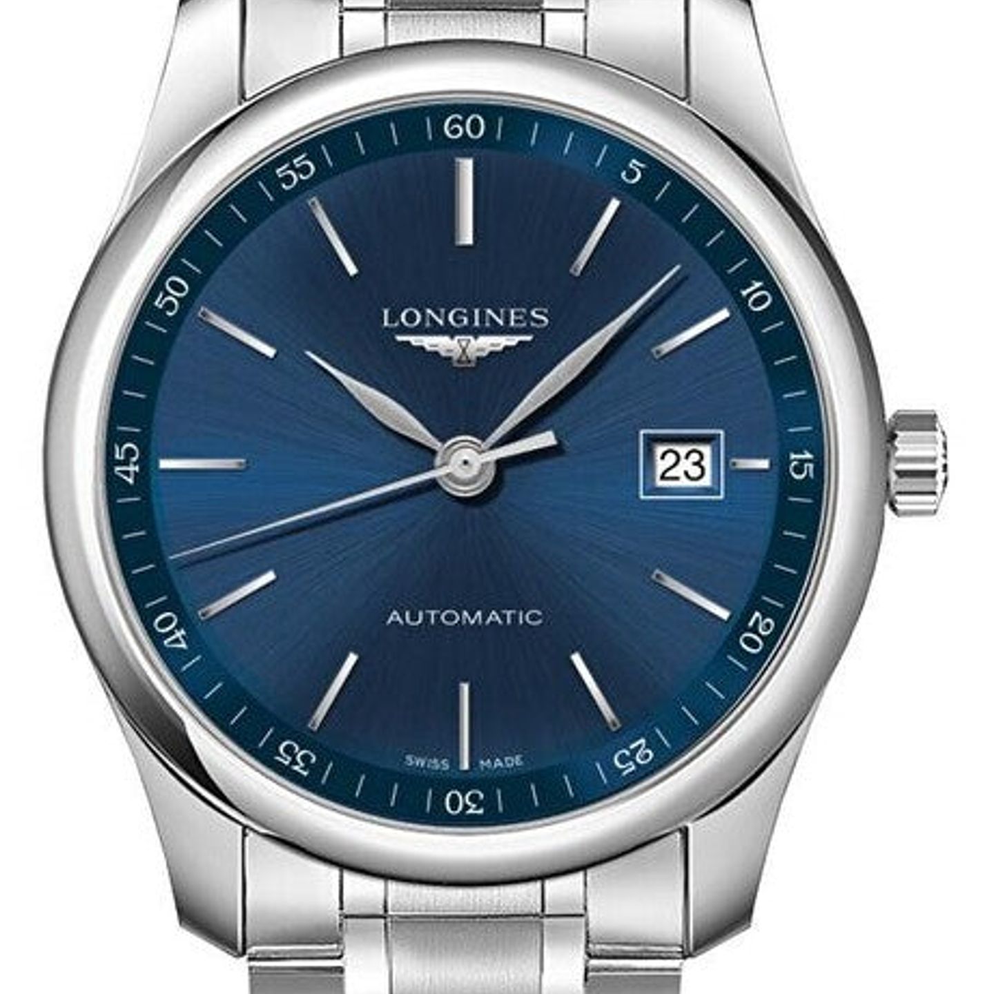 Longines Master Collection L2.793.4.92.6 (2026) - Blauw wijzerplaat 40mm Staal (1/1)