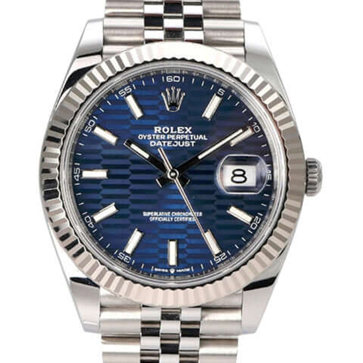 Rolex Datejust 41 126334 (2023) - Blue dial 41 mm Steel case (1/8)