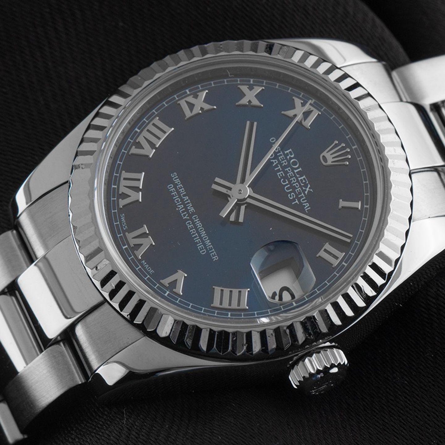 Rolex Datejust 31 178274 (2006) - Blue dial 31 mm Steel case (3/7)