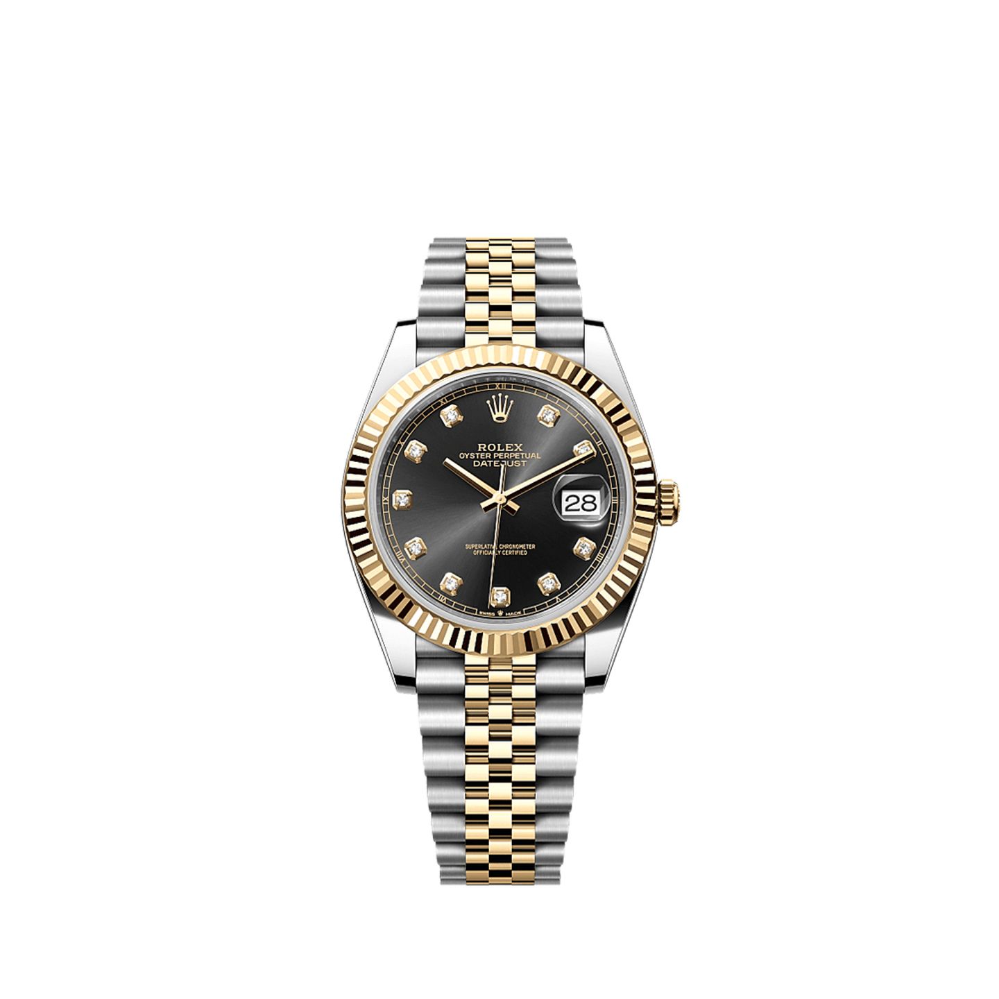 Rolex Datejust 41 126333 (2025) - Black dial 41 mm Gold/Steel case (1/1)