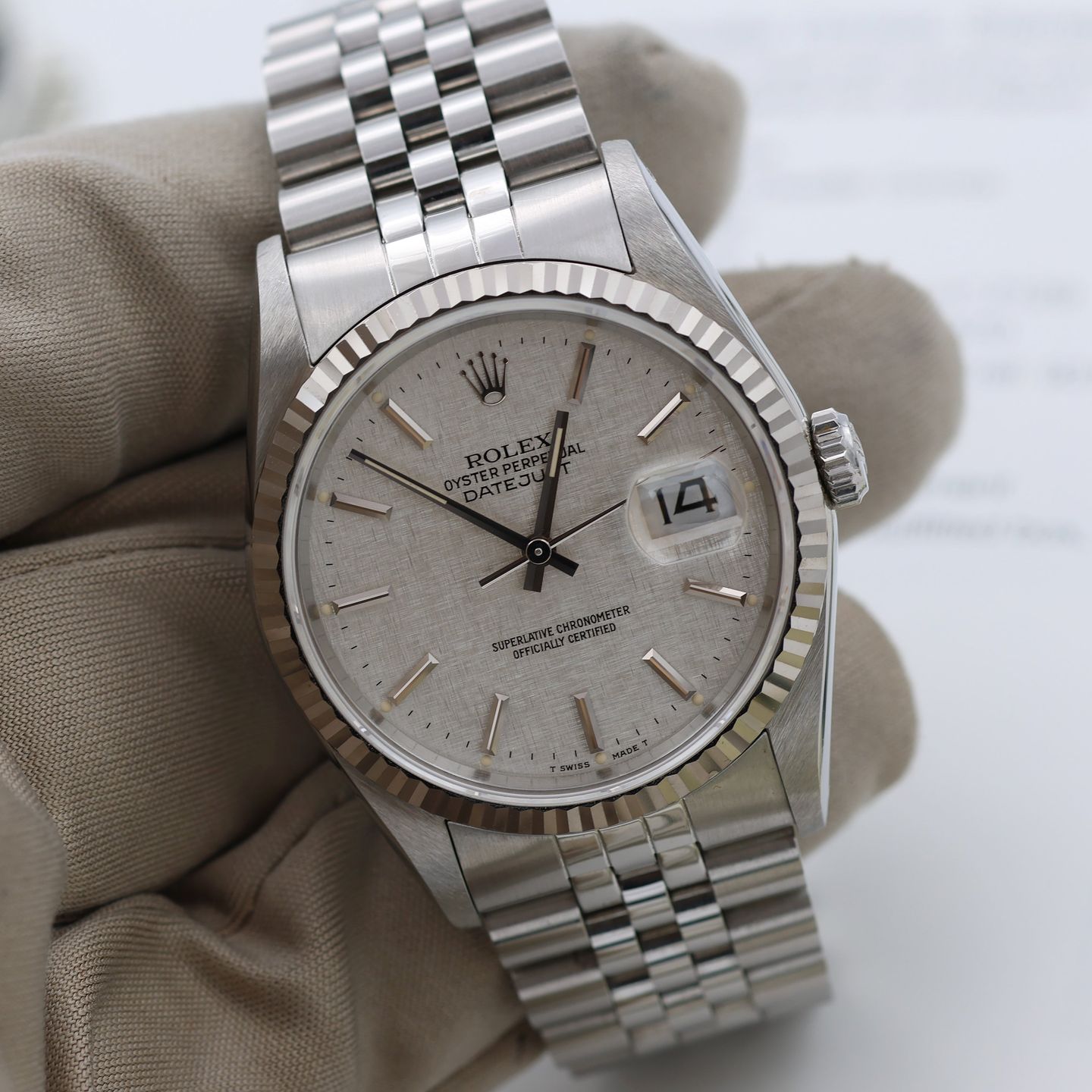Rolex Datejust 36 16234 (Unknown (random serial)) - 36 mm Steel case (5/8)
