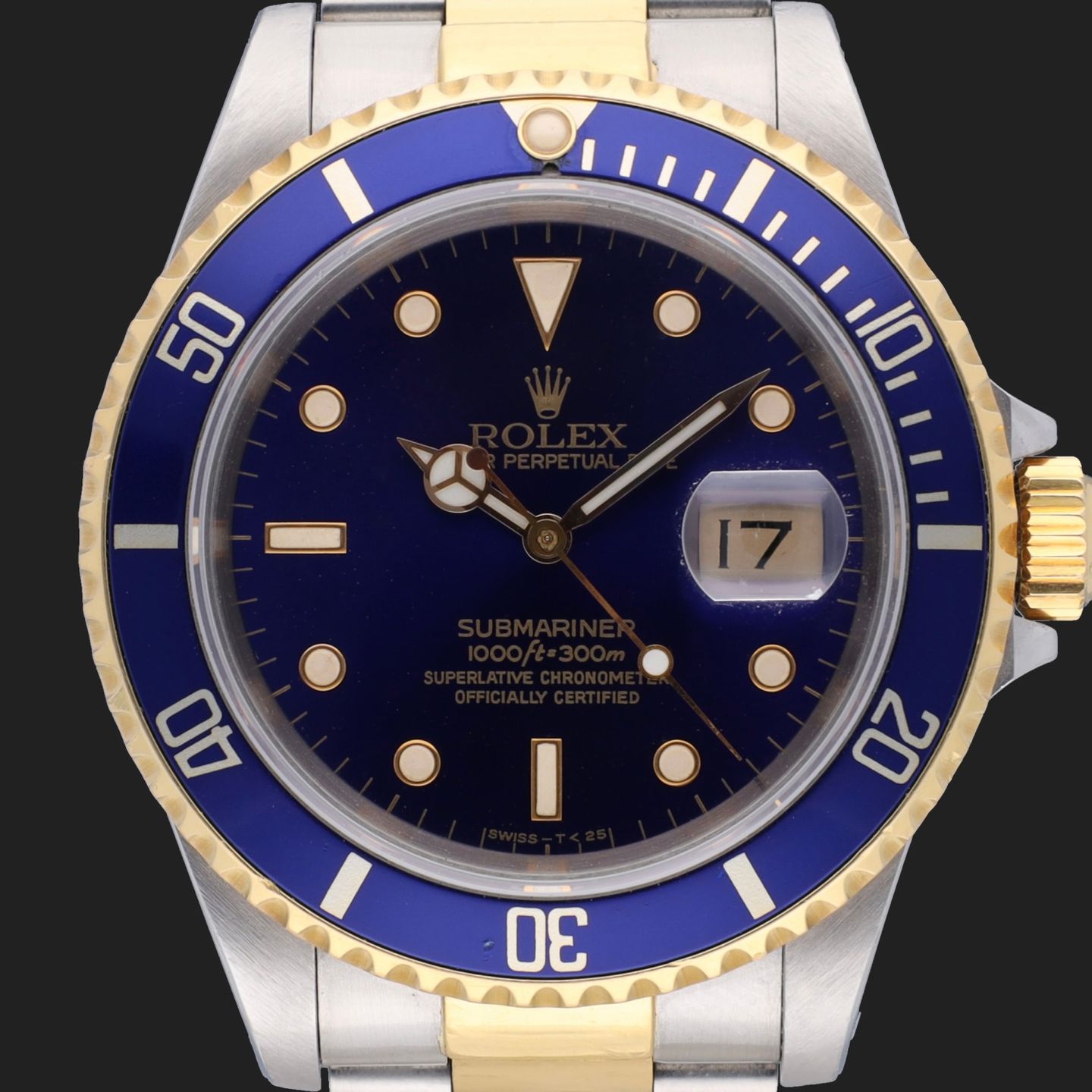 Rolex Submariner Date 116613 (1990) - 40mm Goud/Staal (2/8)