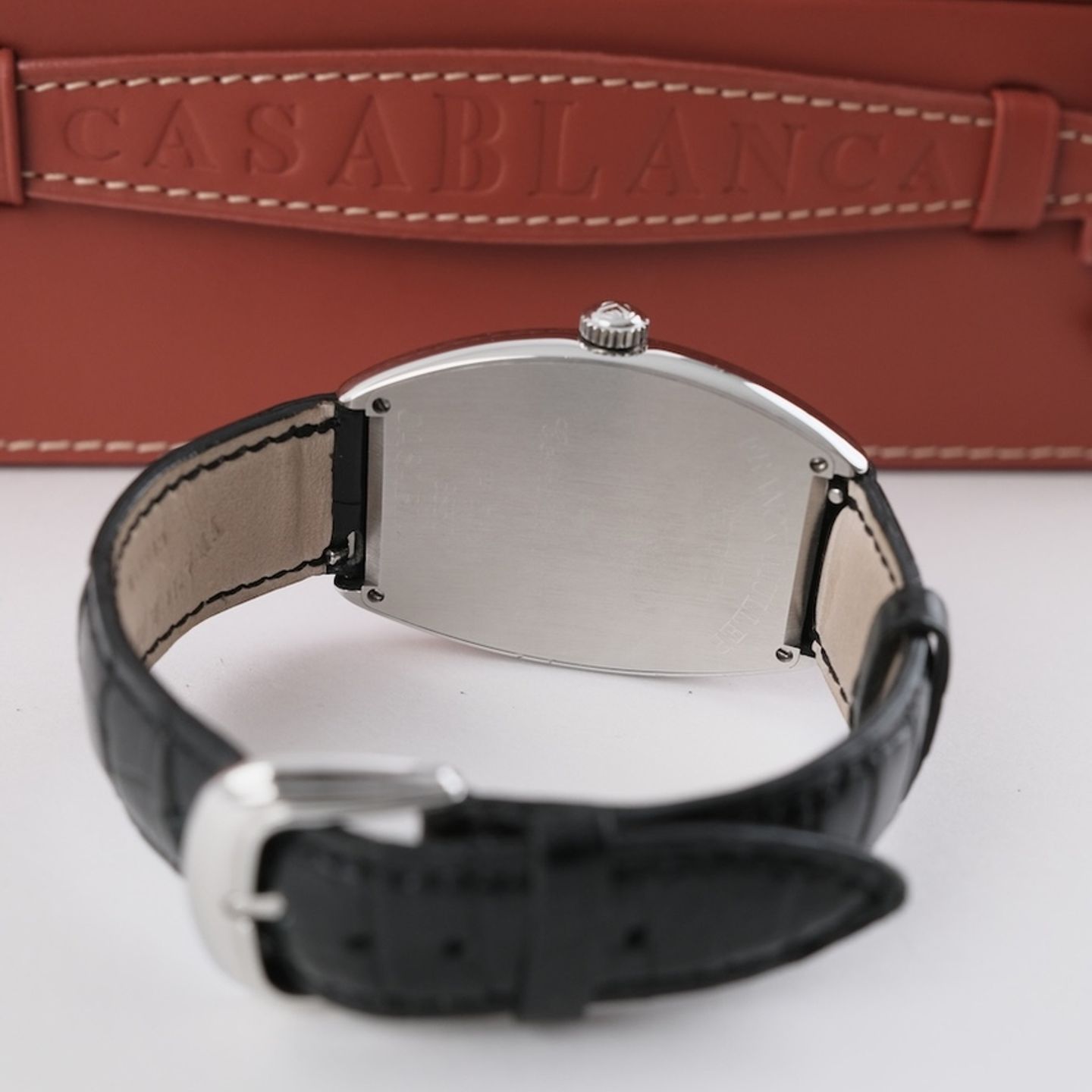 Franck Muller Casablanca 6850 (Onbekend (willekeurig serienummer)) - Zwart wijzerplaat 35mm Staal (8/8)