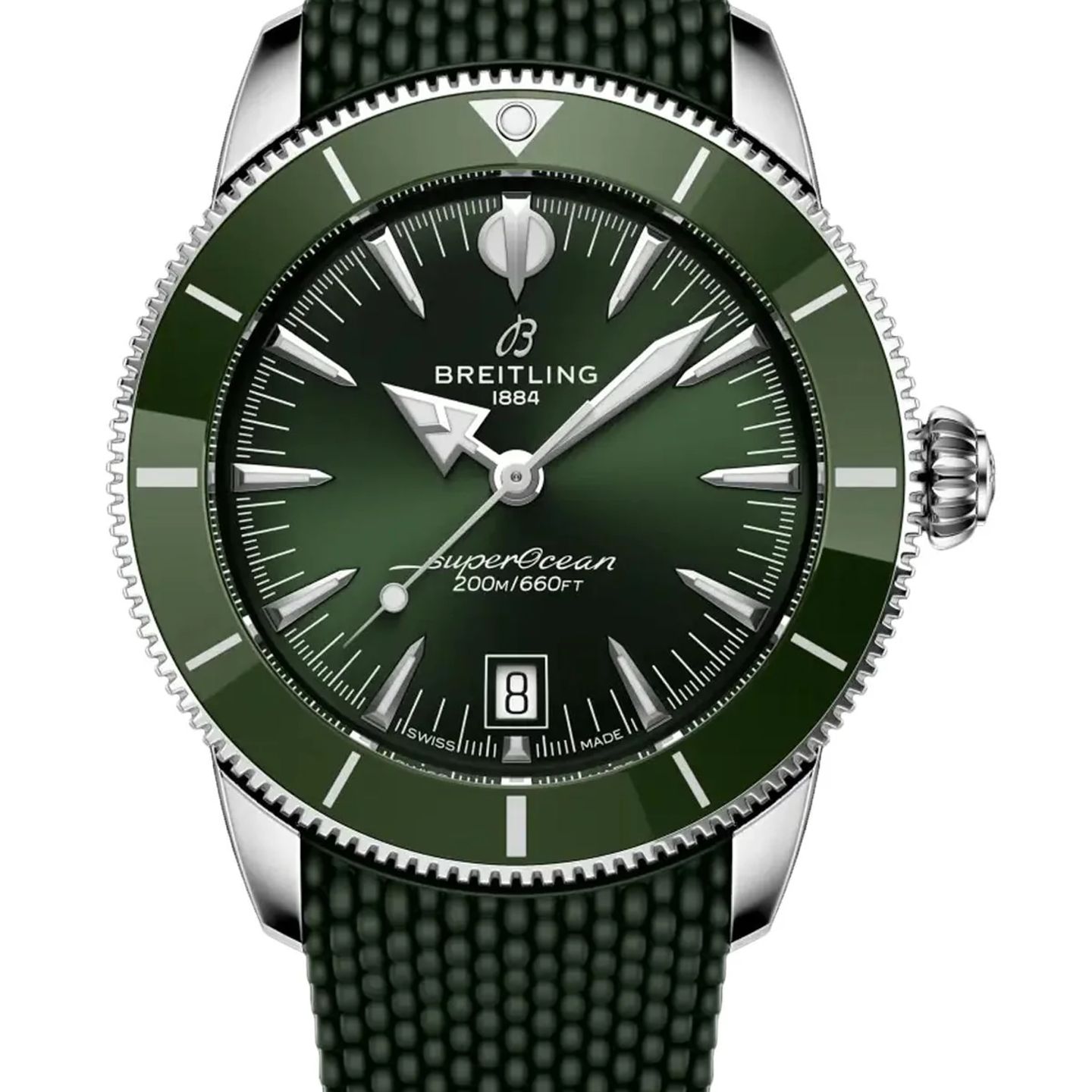 Breitling Superocean Heritage 42 AB3111361L1S1 (2026) - Groen wijzerplaat 42mm Staal (1/1)