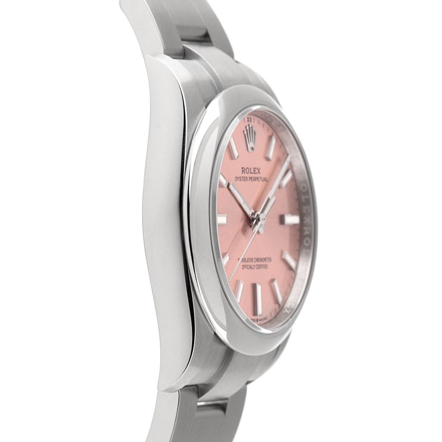 Rolex Oyster Perpetual 34 124200 (2022) - Roze wijzerplaat 34mm Staal (5/8)