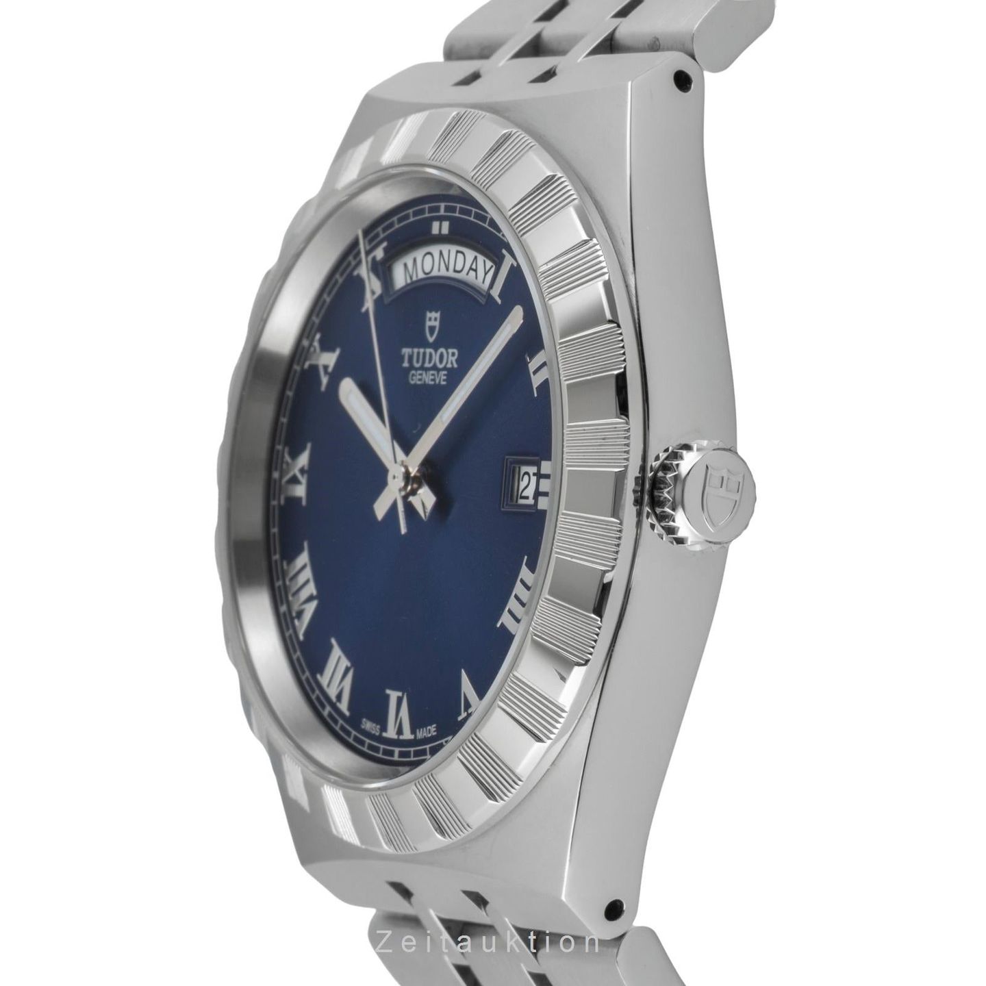 Tudor Royal 28600 (Onbekend (willekeurig serienummer)) - Blauw wijzerplaat 41mm Staal (5/8)