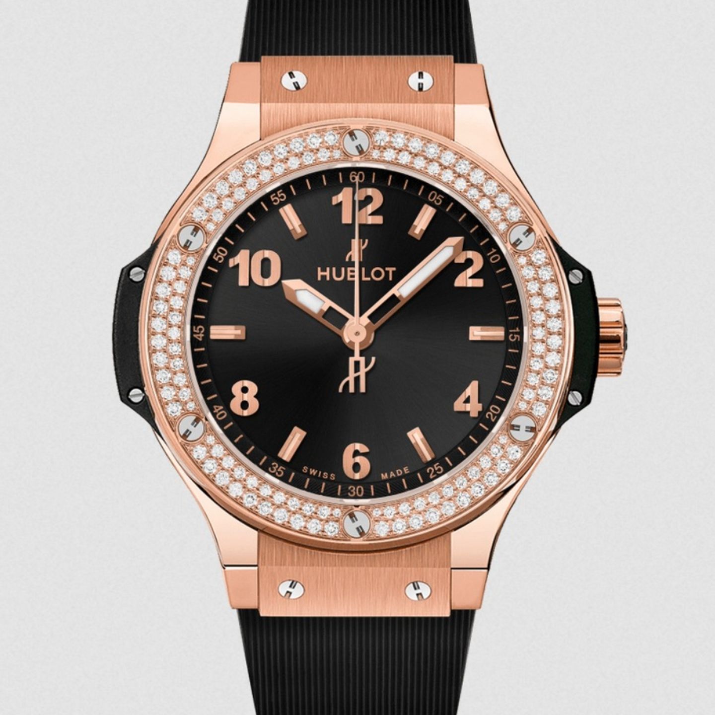 Hublot Big Bang 38 mm 361.PX.1280.RX.1104 (2023) - Black dial 38 mm Rose Gold case (1/1)