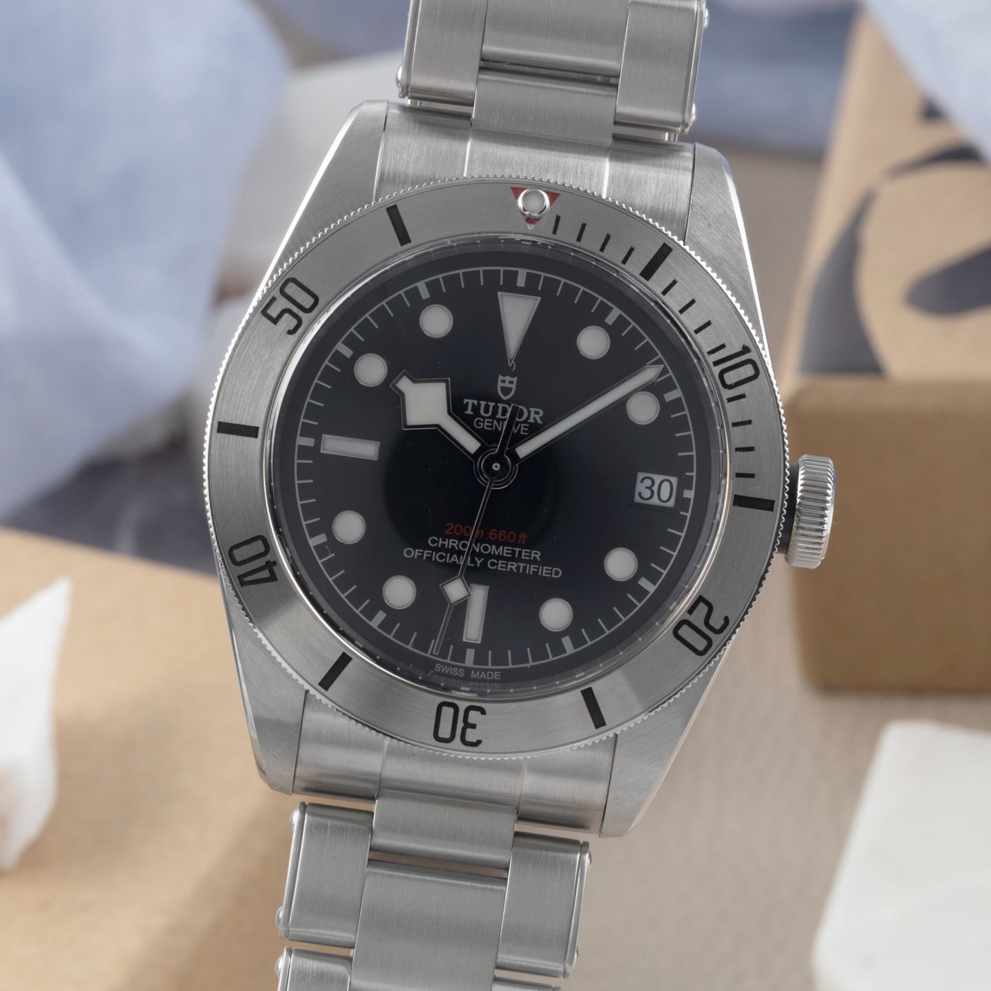 Tudor Black Bay Steel 79730 (Unknown (random serial)) - Black dial 41 mm Steel case (3/8)