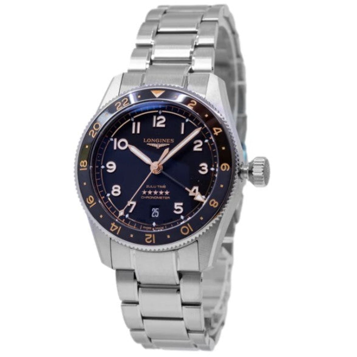 Longines Spirit L3.802.4.50.6 (2025) - Black dial 39 mm Steel case (1/1)