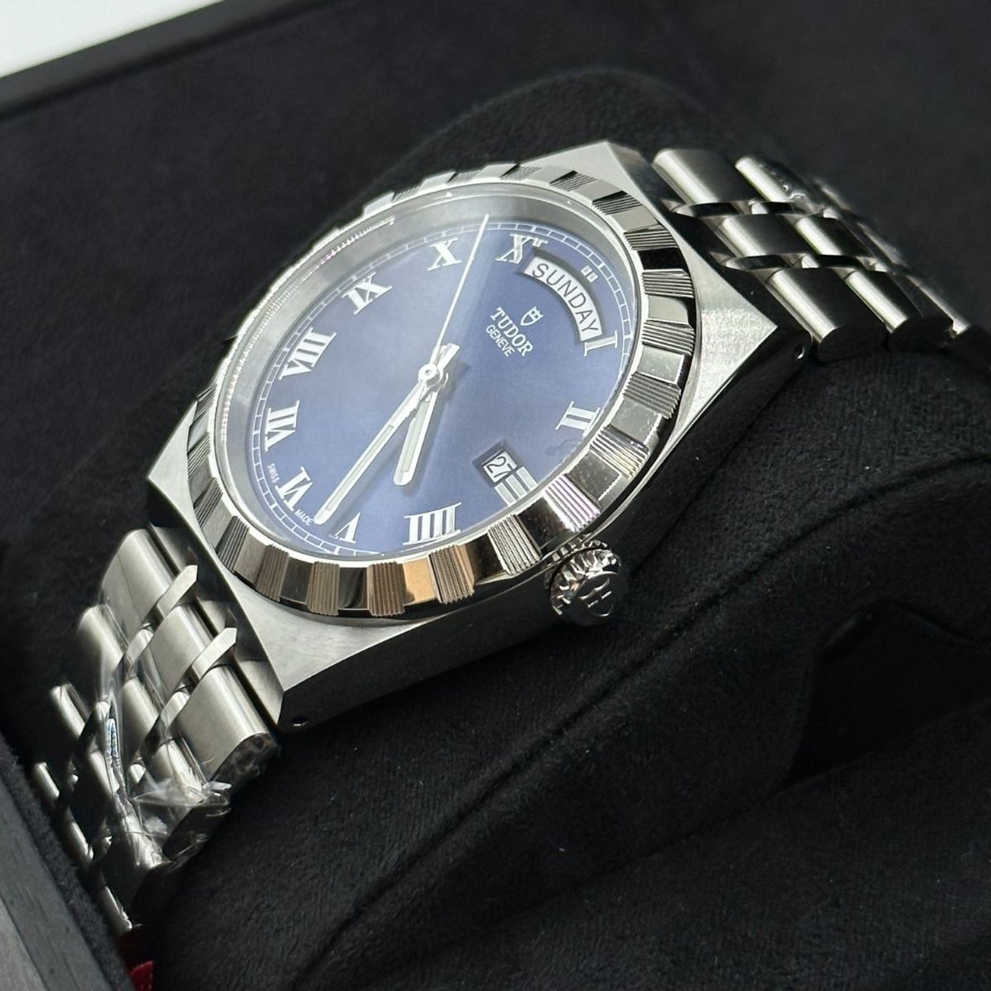 Tudor Royal 28600-0005 (2024) - Blauw wijzerplaat 41mm Staal (6/6)