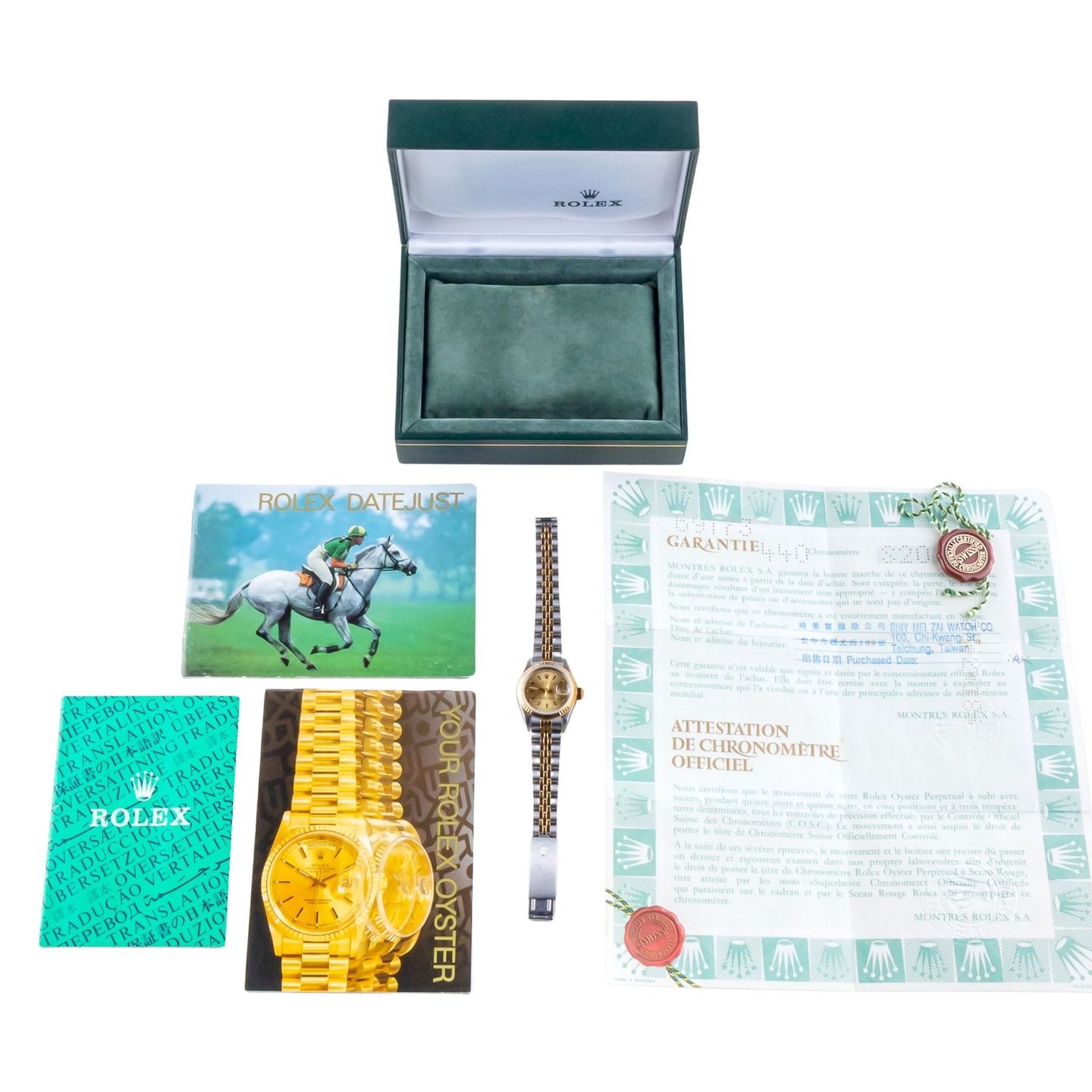 Rolex Lady-Datejust 69173 (1993) - 26mm Goud/Staal (8/8)