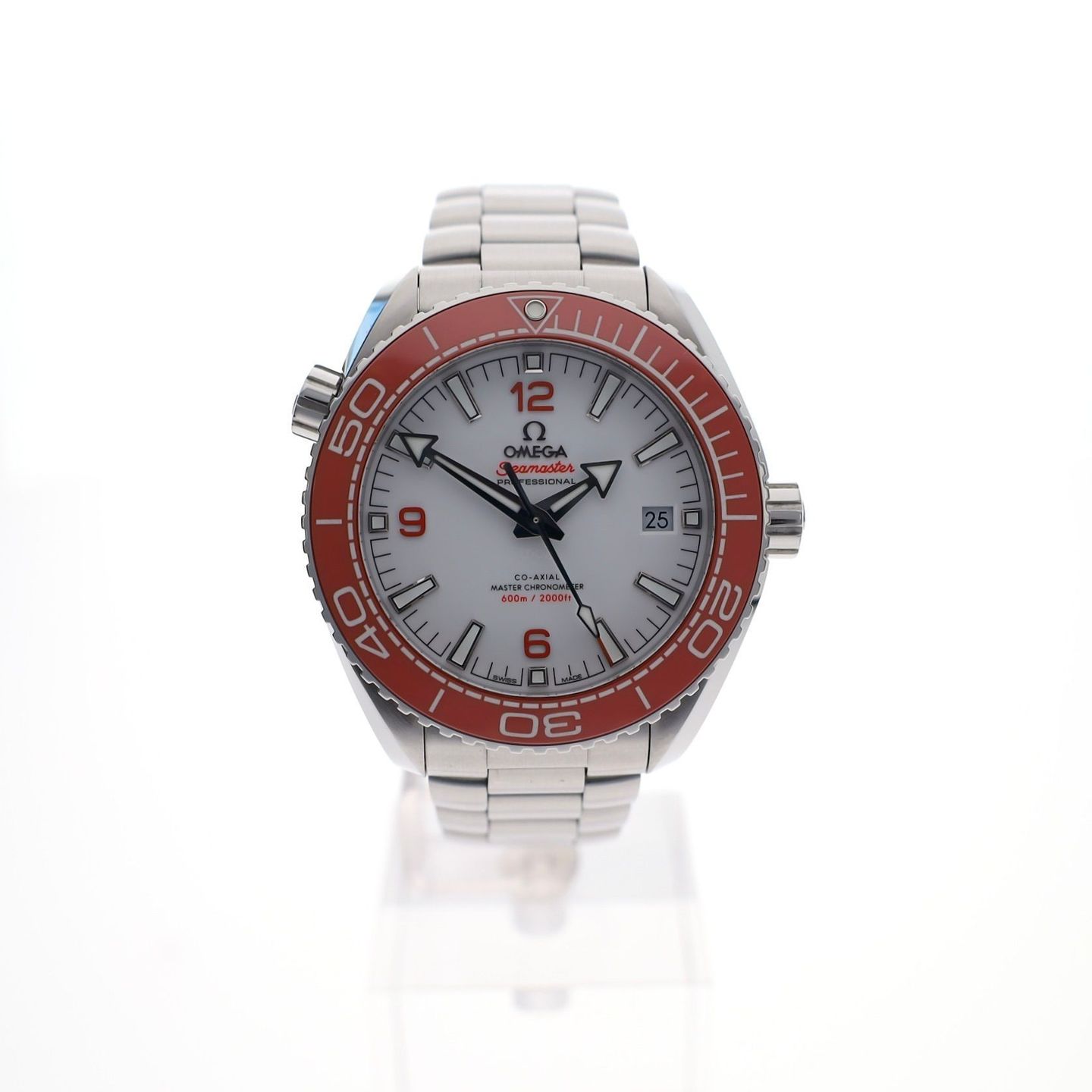 Omega Seamaster Planet Ocean 215.30.44.21.04.001 (Unknown (random serial)) - White dial 44 mm Steel case (1/8)