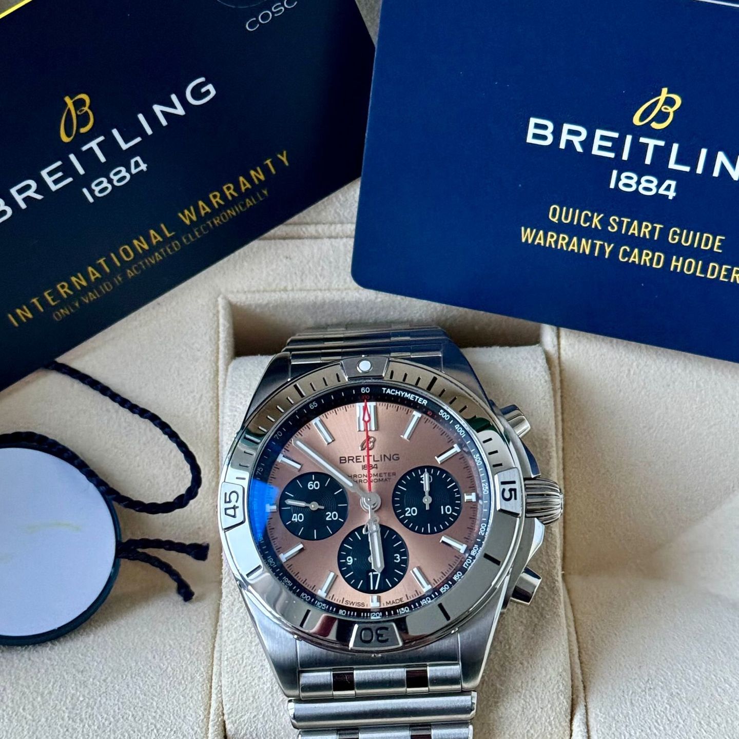 Breitling Chronomat AB0134101K1A1 (2022) - Rood wijzerplaat 42mm Staal (7/7)