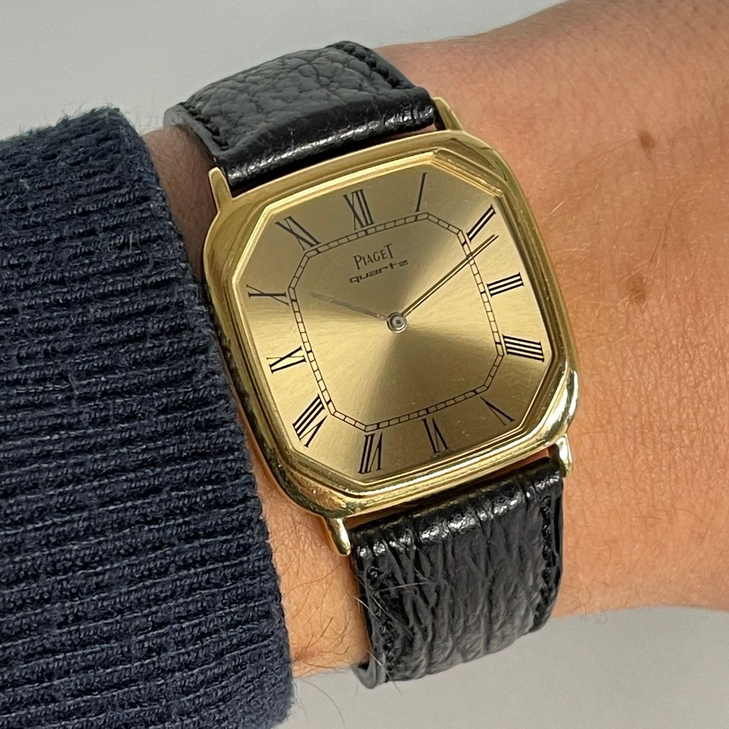 Piaget Vintage 7702 (Onbekend (willekeurig serienummer)) - Champagne wijzerplaat 40mm Geelgoud (8/8)