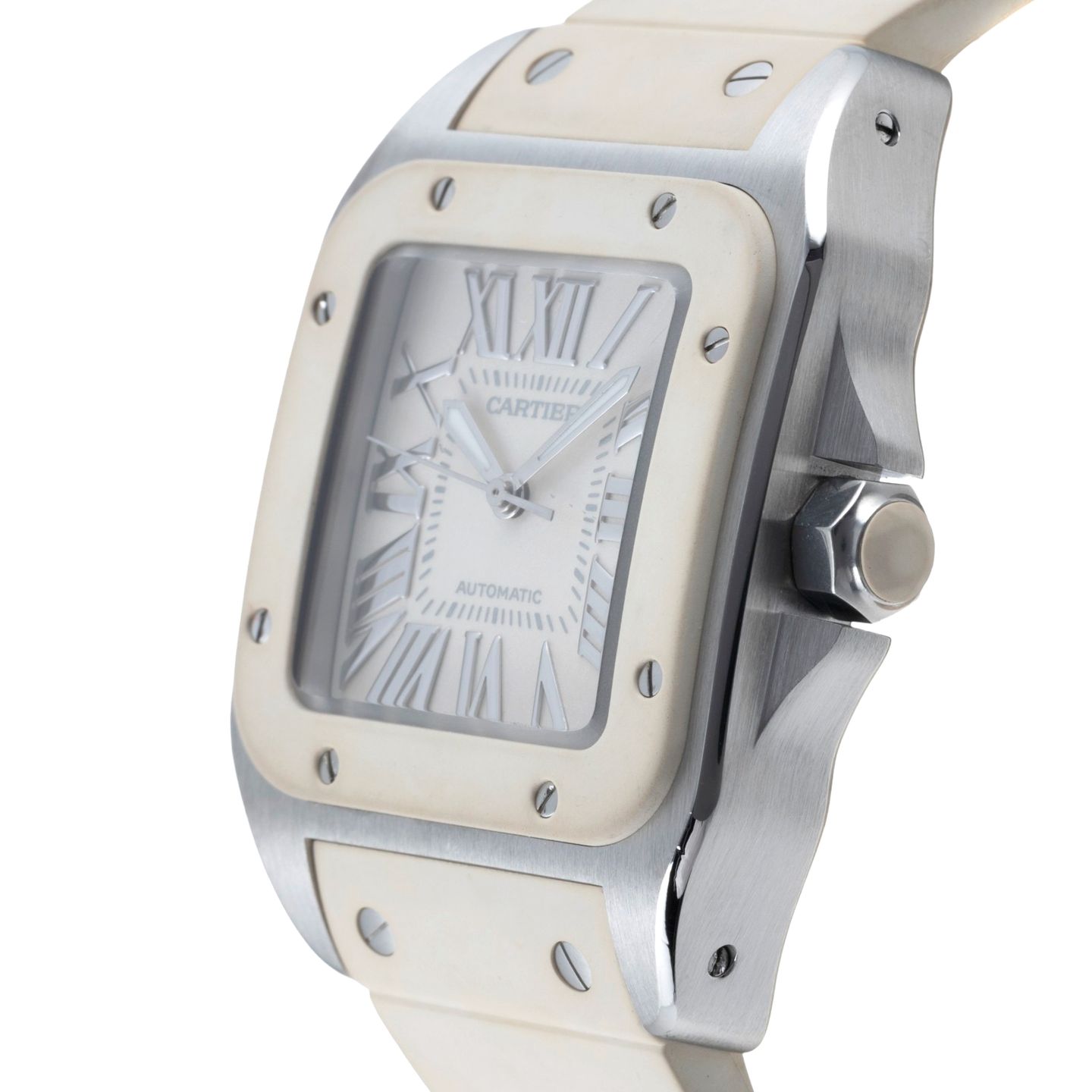 Cartier Santos 100 W20122U2 (Onbekend (willekeurig serienummer)) - 33mm Staal (6/8)