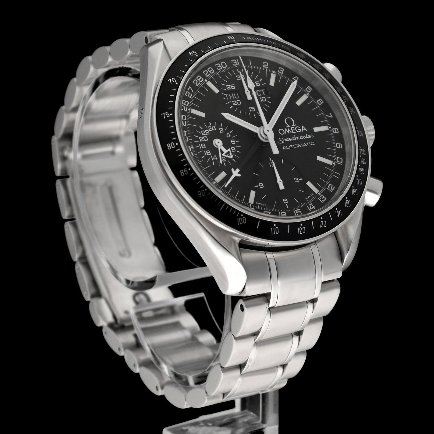 Omega Speedmaster Day Date 3520.50.00 (2000) - Black dial 39 mm Steel case (6/8)