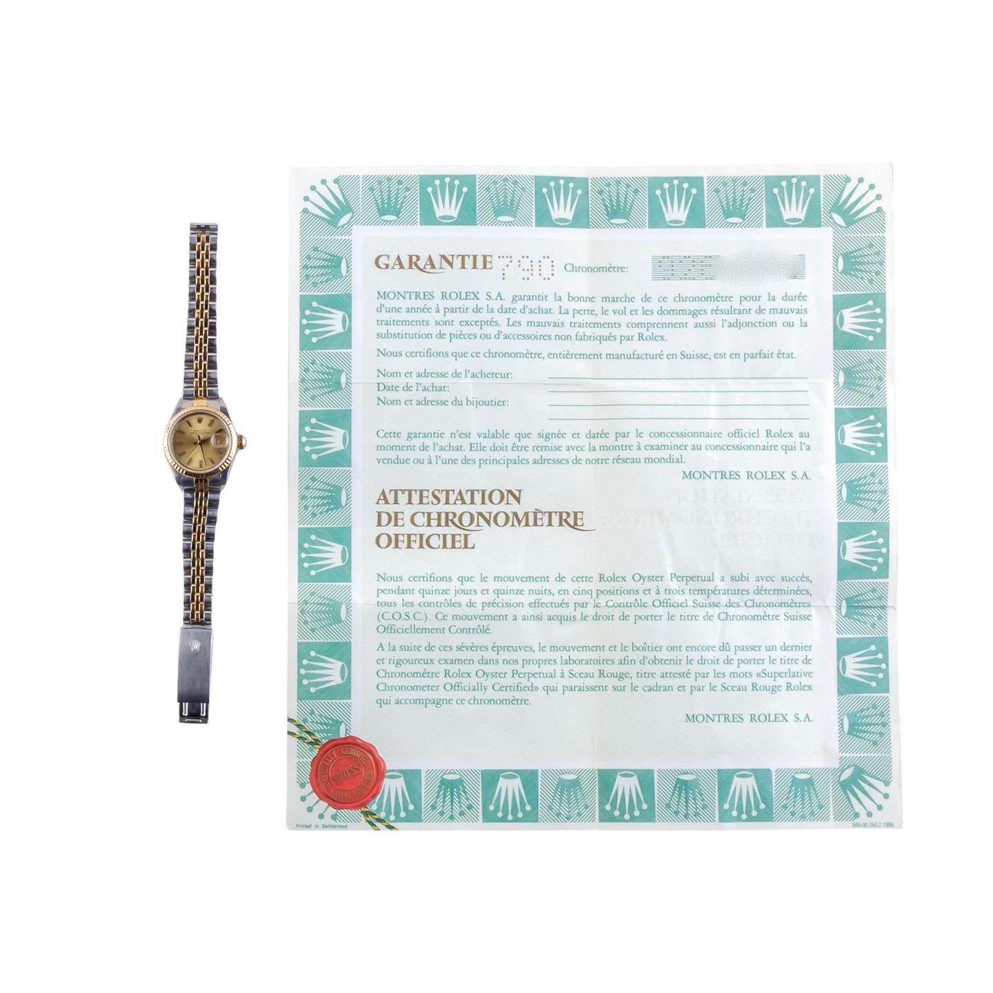 Rolex Lady-Datejust 69173 - (8/8)