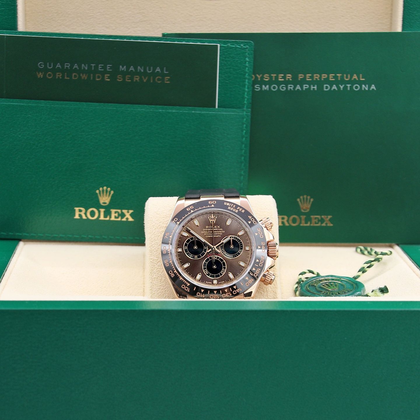 Rolex Daytona 116515LN (2016) - Silver dial 40 mm Rose Gold case (4/8)